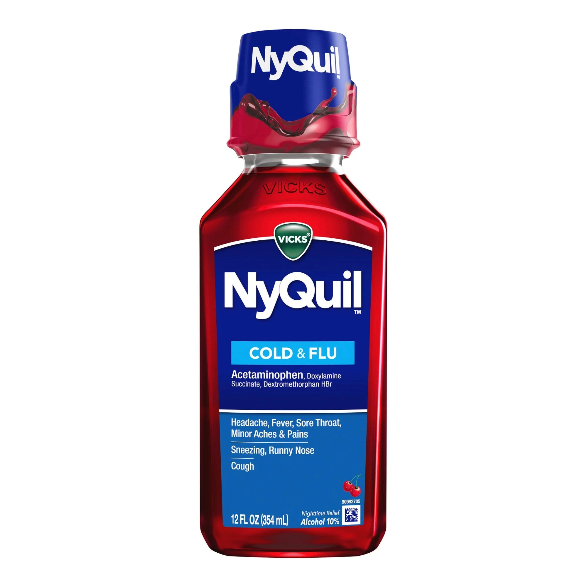 Procter & Gamble NyQuil Cold & Flu, Cherry Flavor