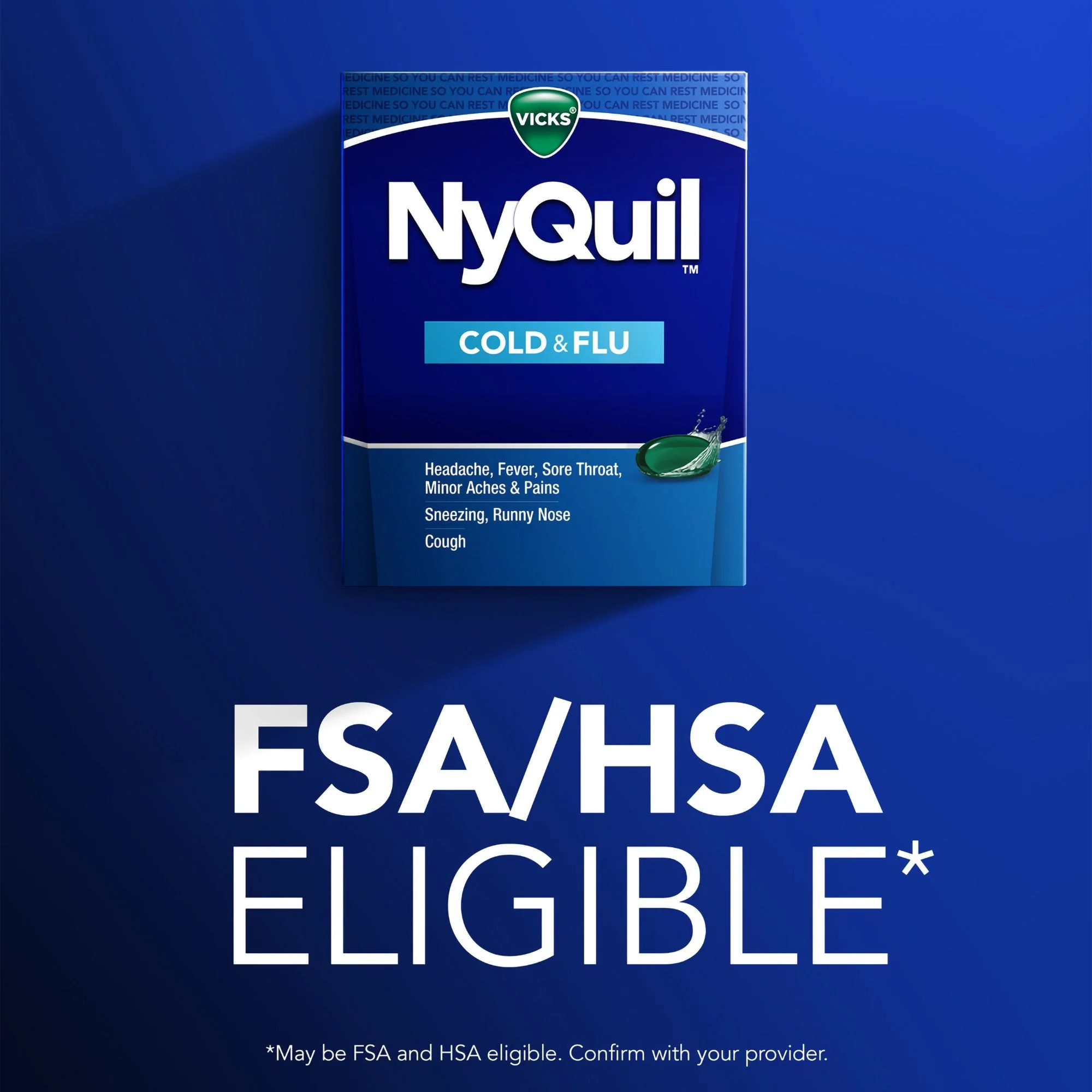 Procter & Gamble Vicks NyQuil Cold & Flu LiquiCaps - Image 4