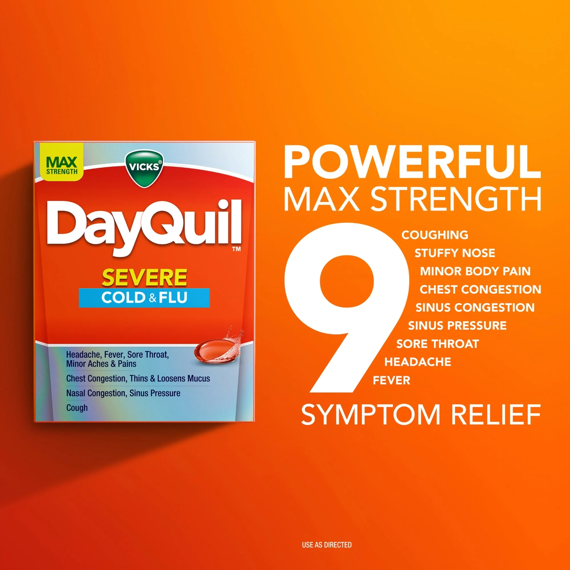 Procter & Gamble Vicks DayQuil Severe Cold & Flu LiquiCaps - Image 4