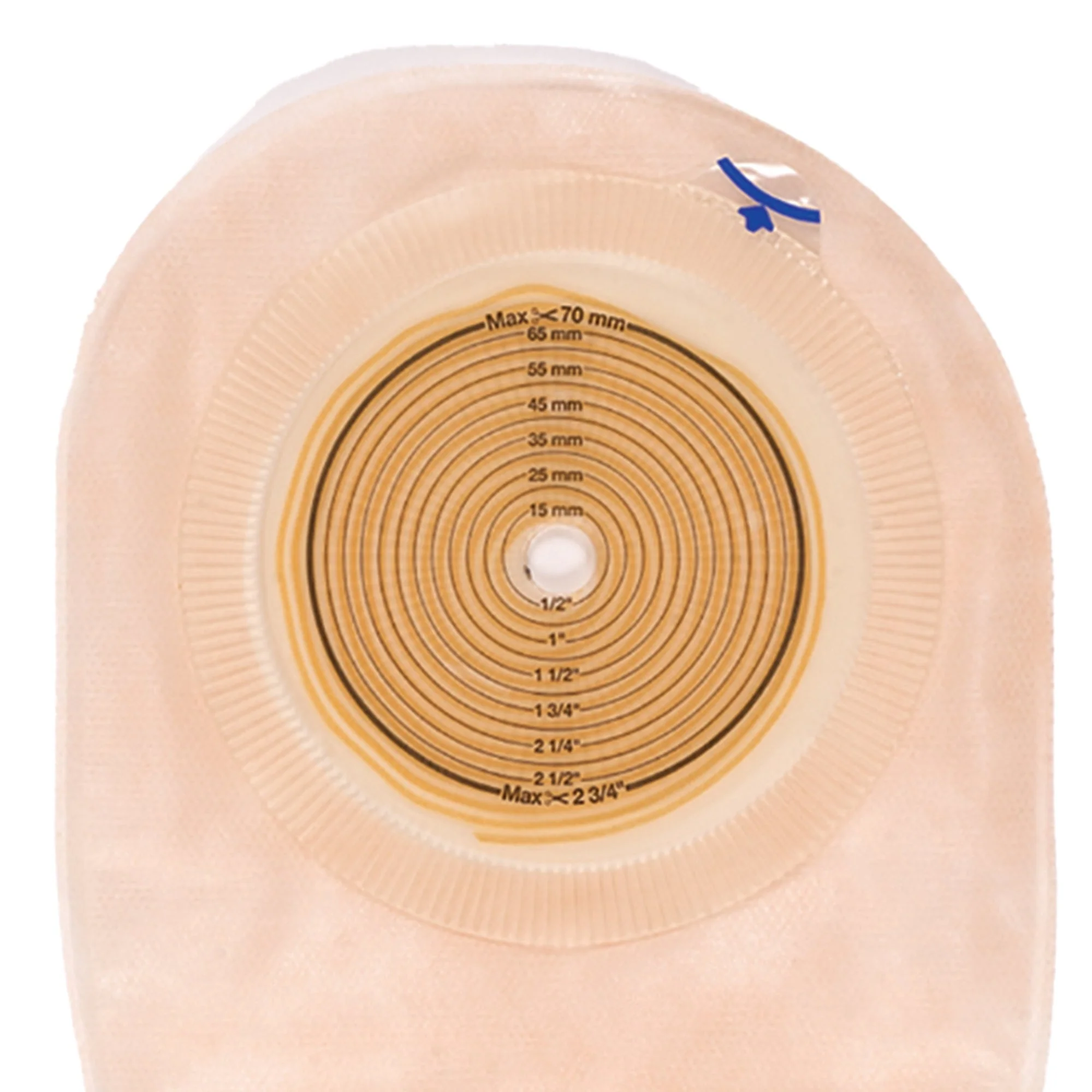 Coloplast Assura Flat One-Piece Transparent Colostomy Pouch, Cut to fit Stomas 10 – 76mm (10/BX) - Image 2