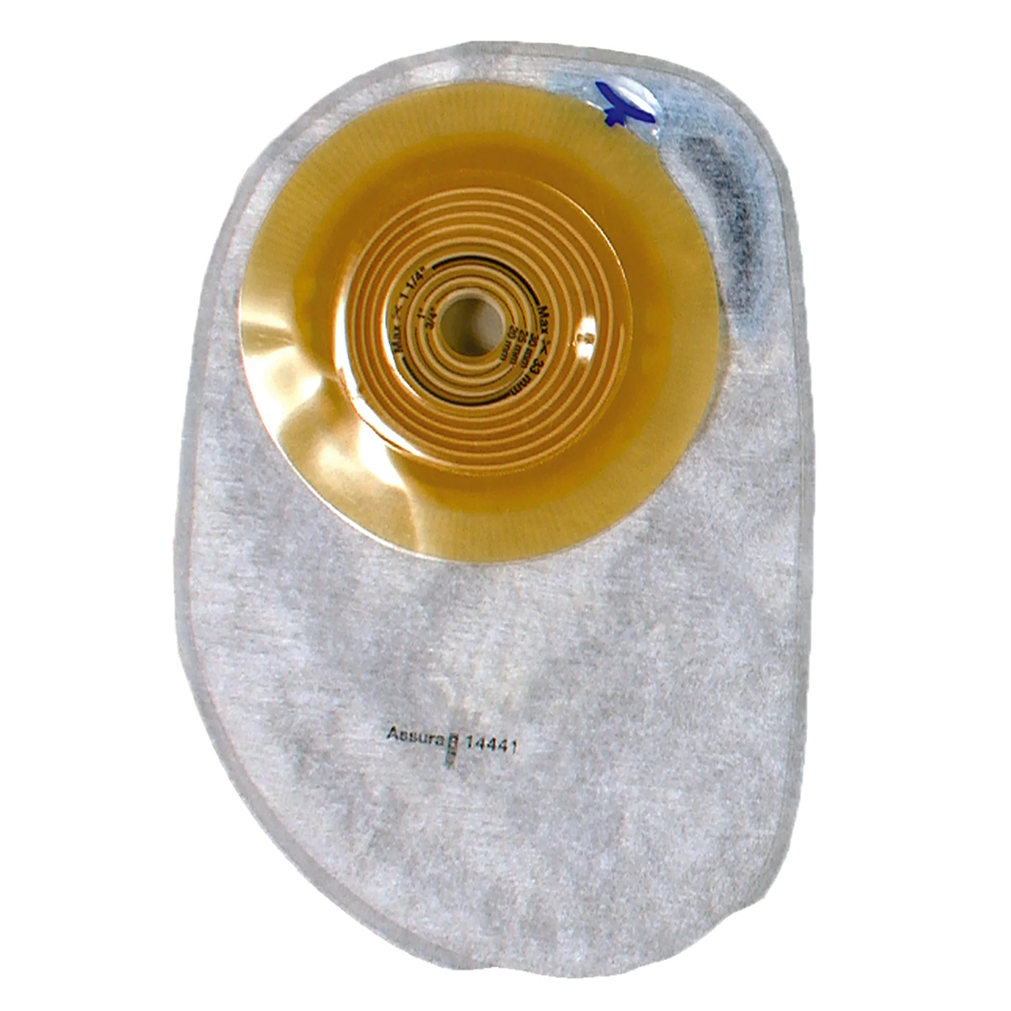 Coloplast Assura Convex Light 1-Piece Transparent Colostomy Pouch, 15 – 33mm Stoma (10/BX)