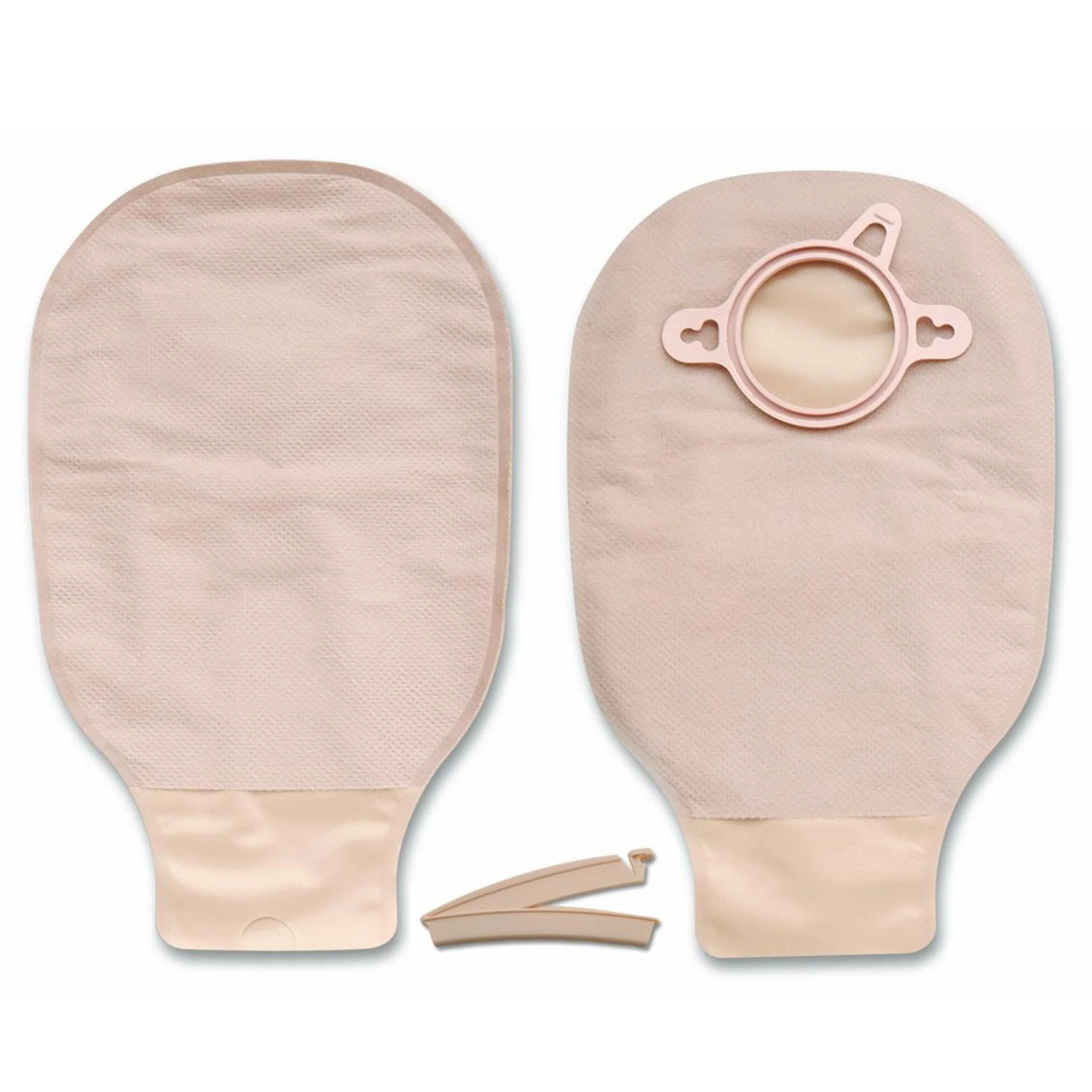 Hollister New Image 18203 Beige Colostomy Pouch, Pre-cut to Fit 57 mm Stomas, Red Match (10/BX)