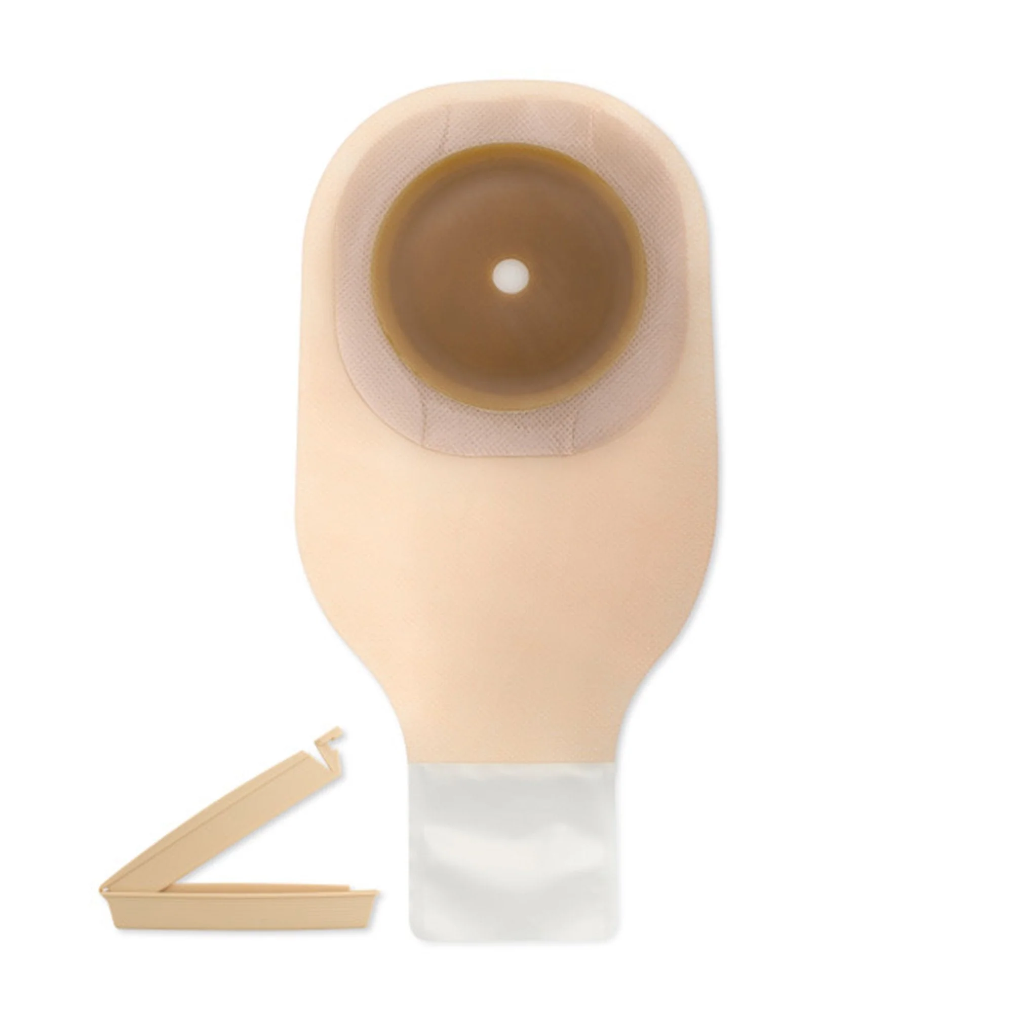 Hollister Premier Flextend One-Piece Beige Colostomy Pouch, Pre-cut to Fit 44 mm (10/BX)