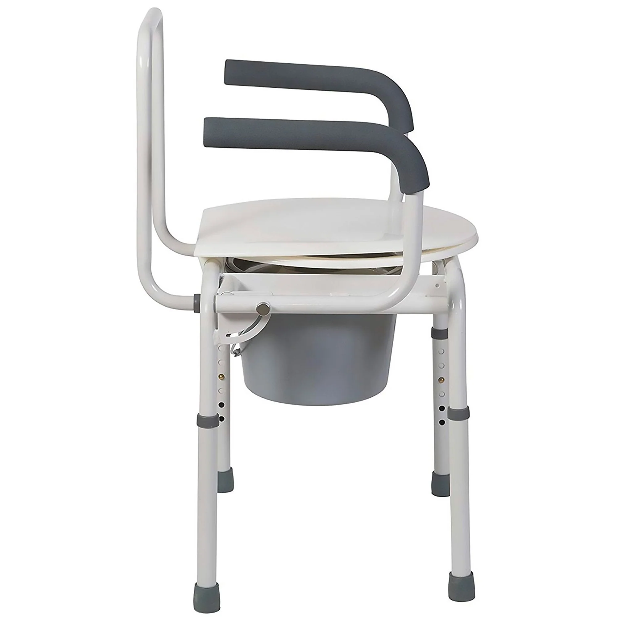 Mabis Healthcare Mabis Drop-Arm Steel Commode - Image 6