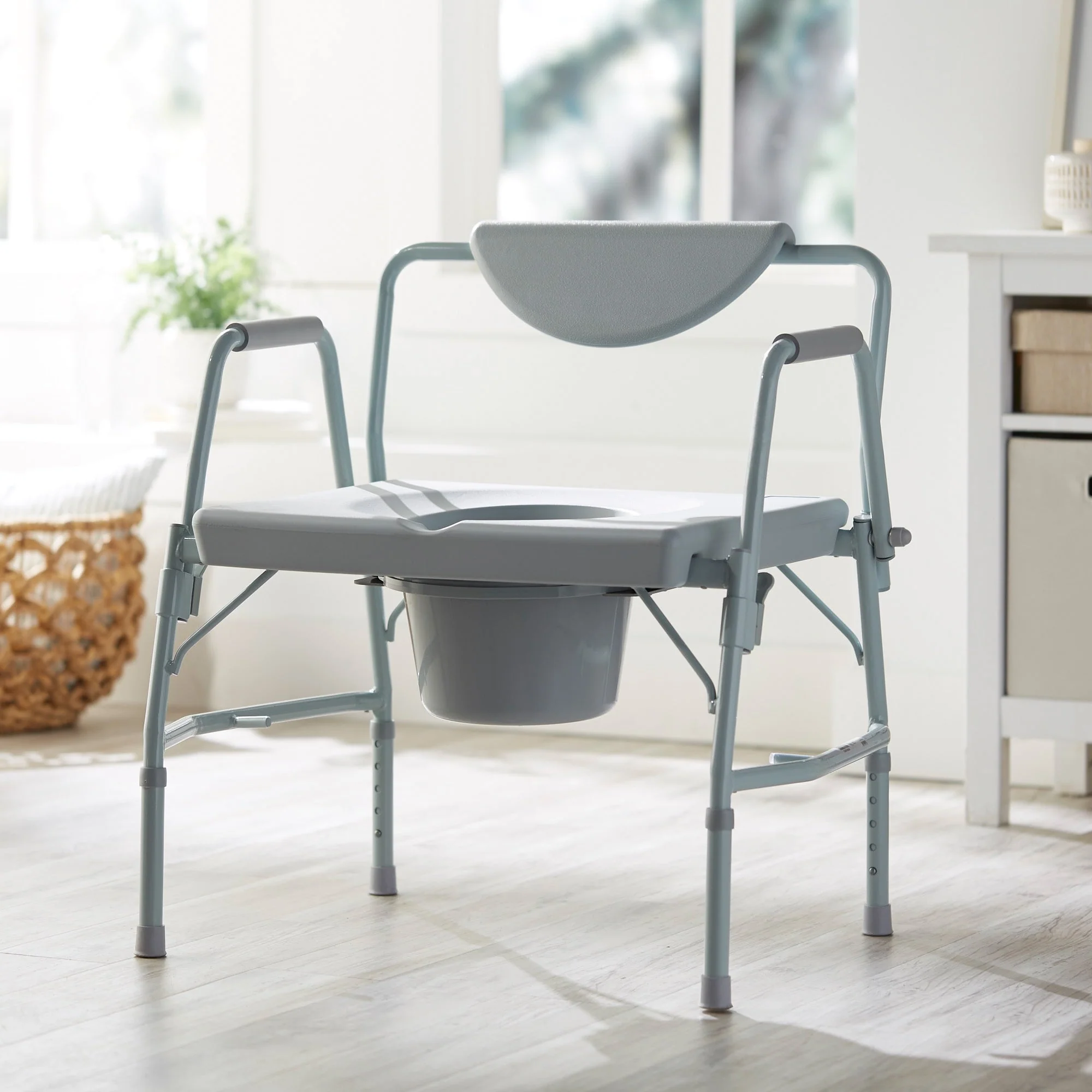 McKesson Brand McKesson Bariatric Commode Chair - Image 5