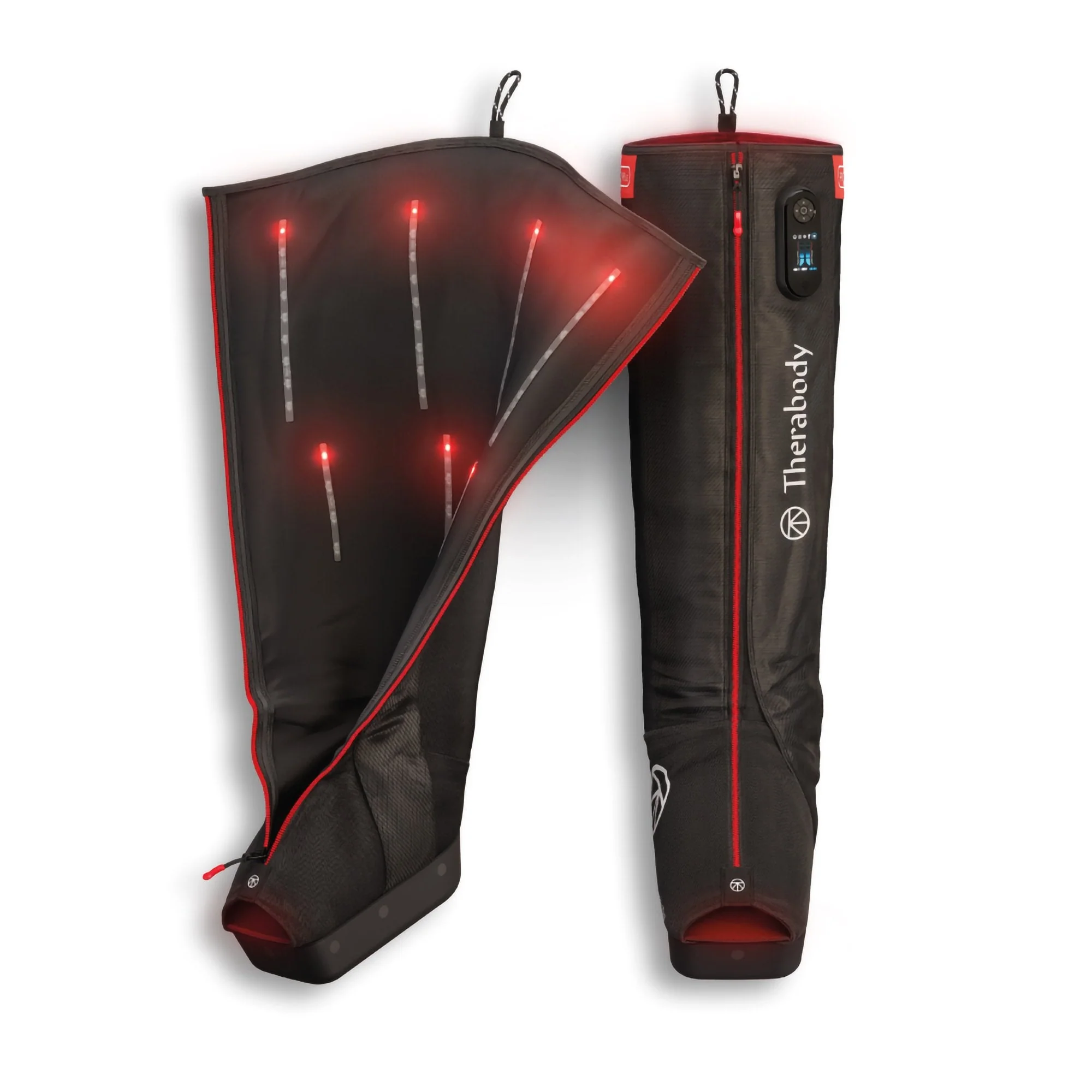 Therabody Inc RecoveryAir PRO JetBoots Short Compression Massage Garment & Control Unit, Large