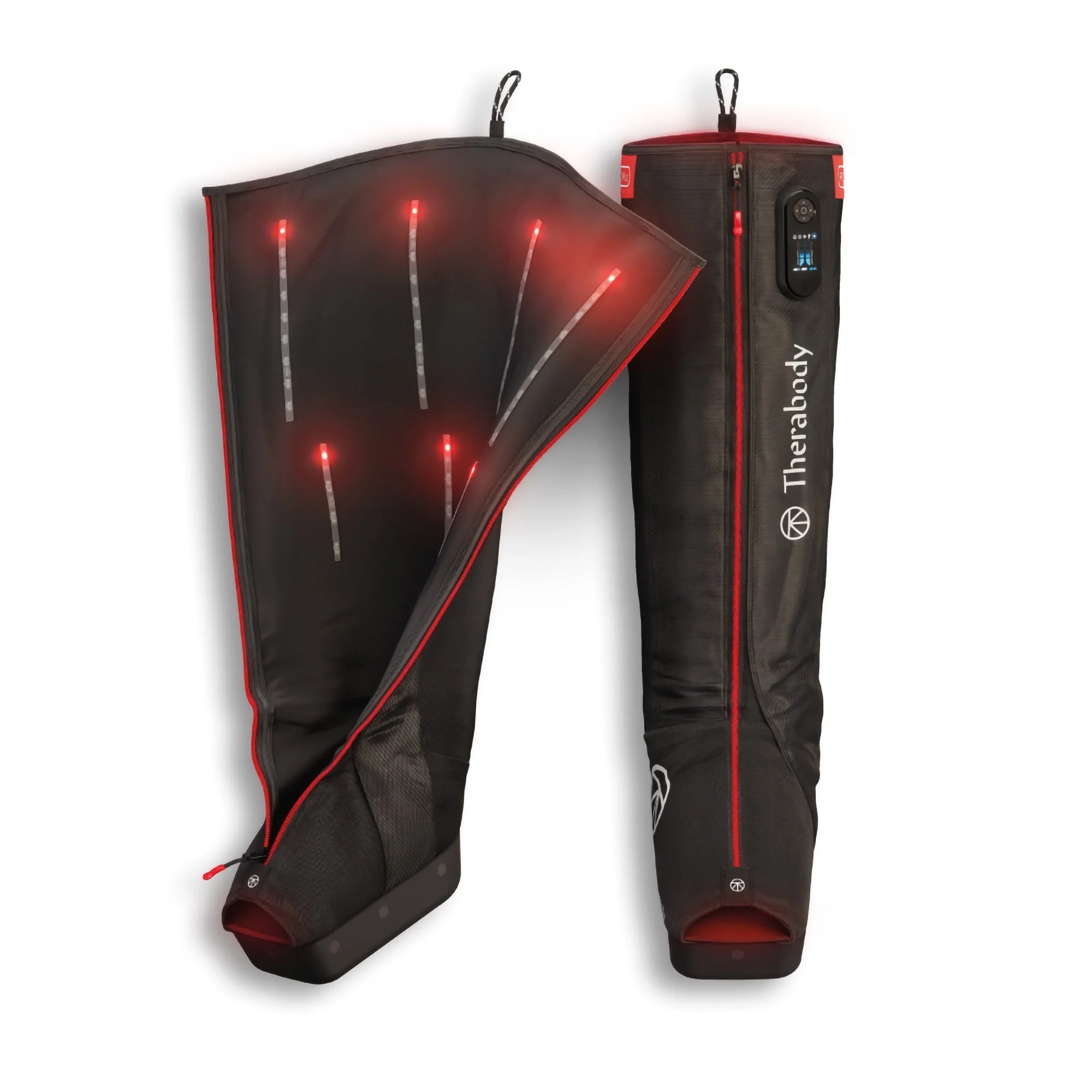Therabody Inc RecoveryAir PRO JetBoots Short Compression Massage Garment & Control Unit, Small
