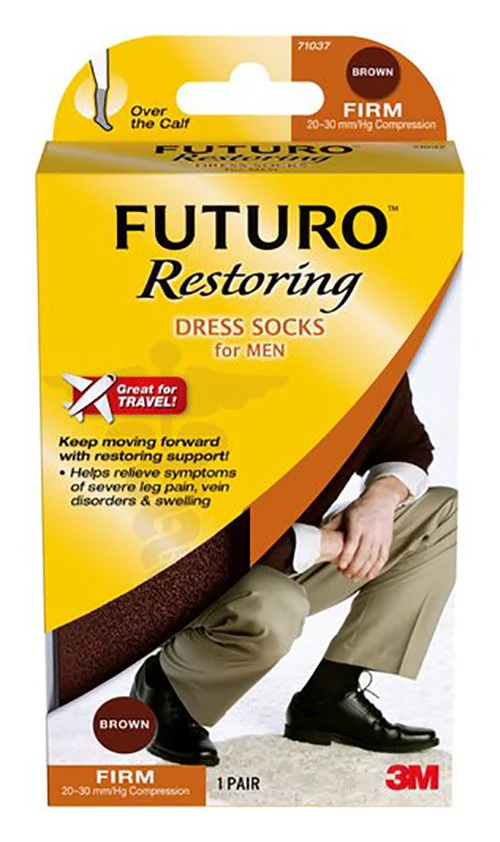 3M Company 3M Futuro Compression Socks, Calf High, Black (12/BX)