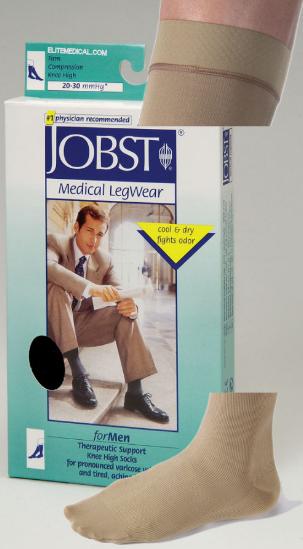 BSN Medical Jobst Compression Socks, Large, White