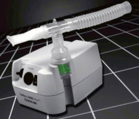 Compressor Nebulizer System Salter AIRE Elite Plus Small Volume Medication Cup Adult / Pediatric Mouthpiece Delivery