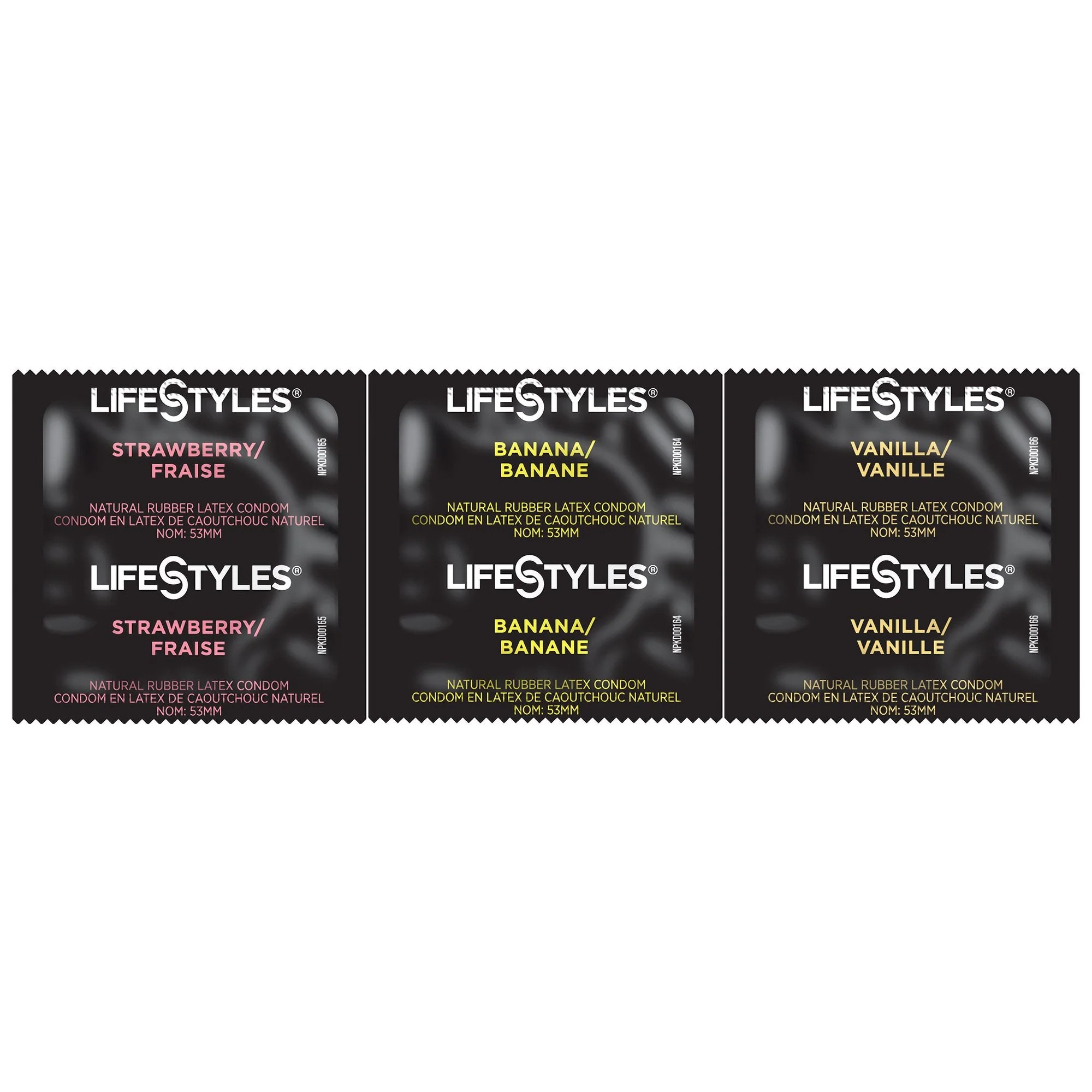 Sxwell USA Lifestyles Lubricated Latex Condom, Assorted Flavors