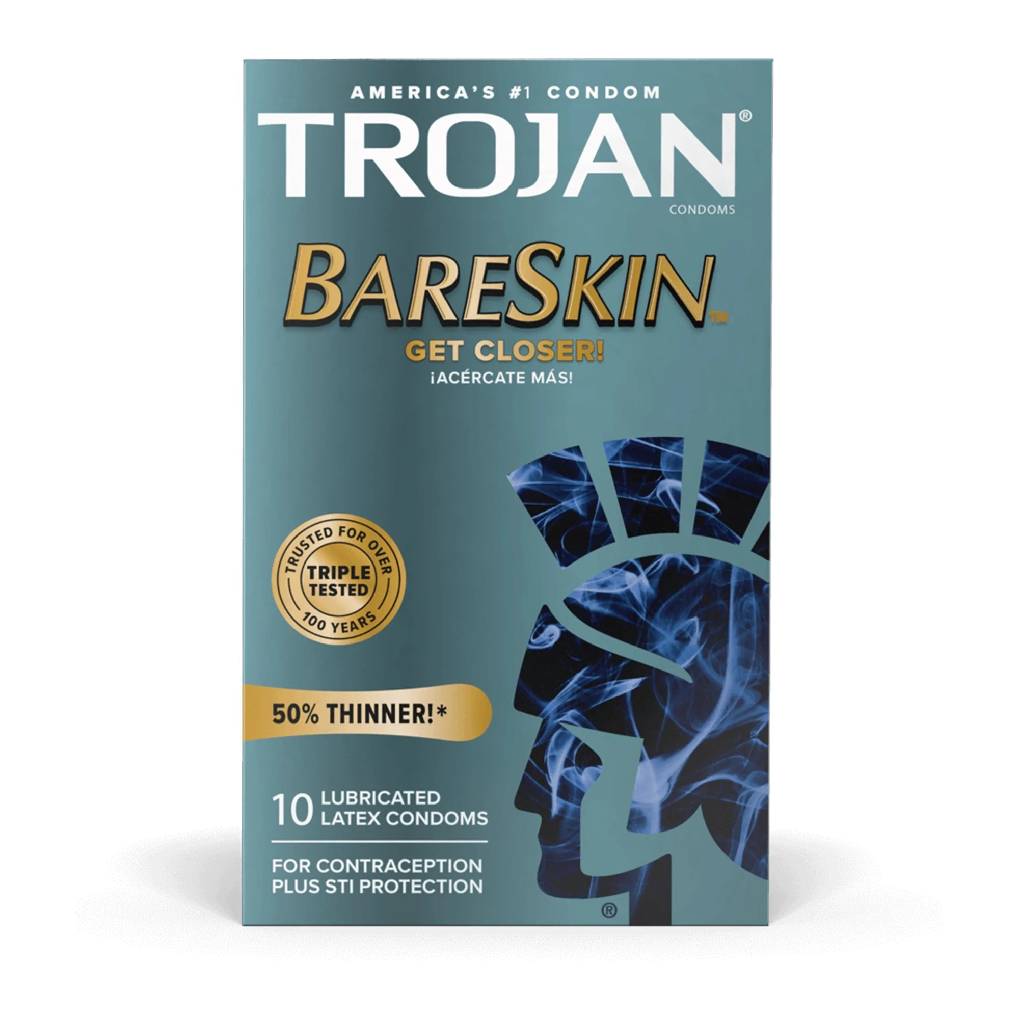 Church and Dwight Trojan BareSkin Lubricated Latex Condom (10/BX)