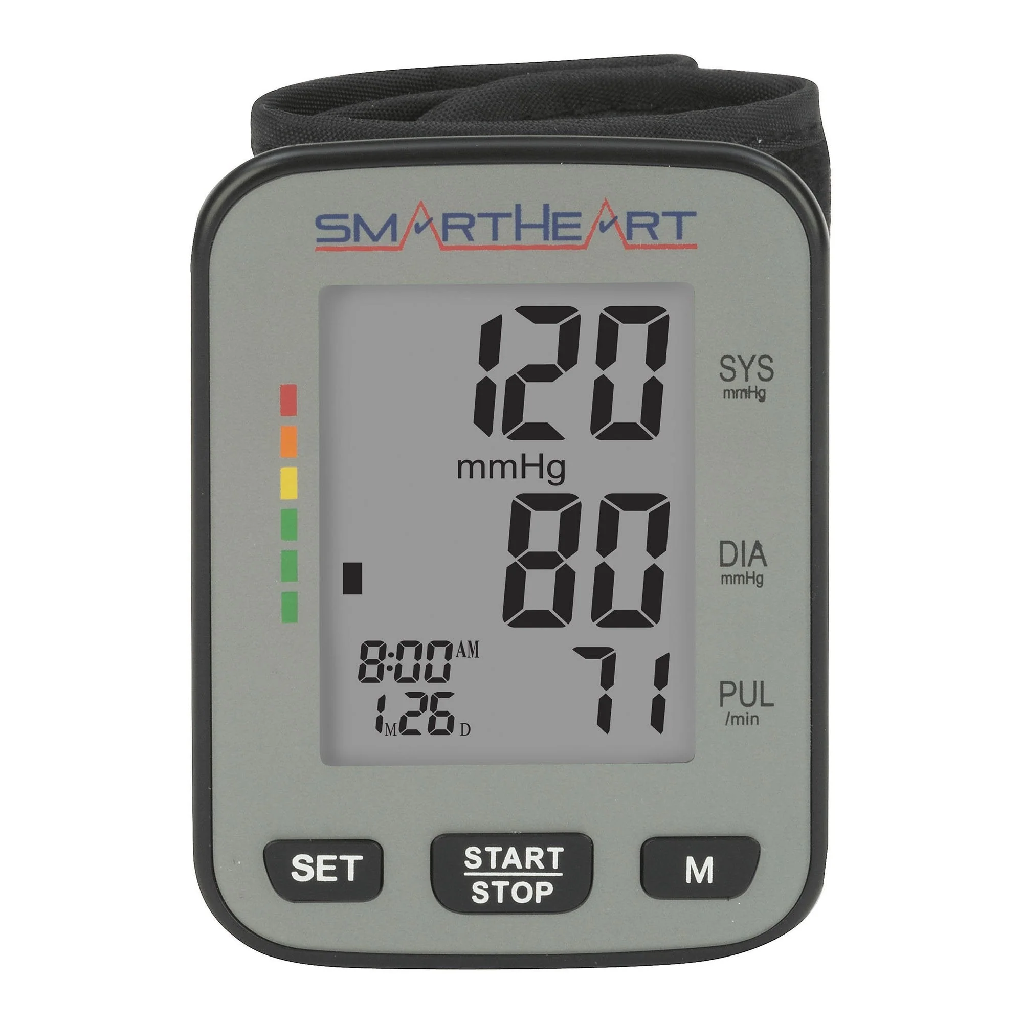 Veridian Healthcare LLC SmartHeart Premium Talking Wrist Blood Pressure Monitor (12/CS) - Image 2