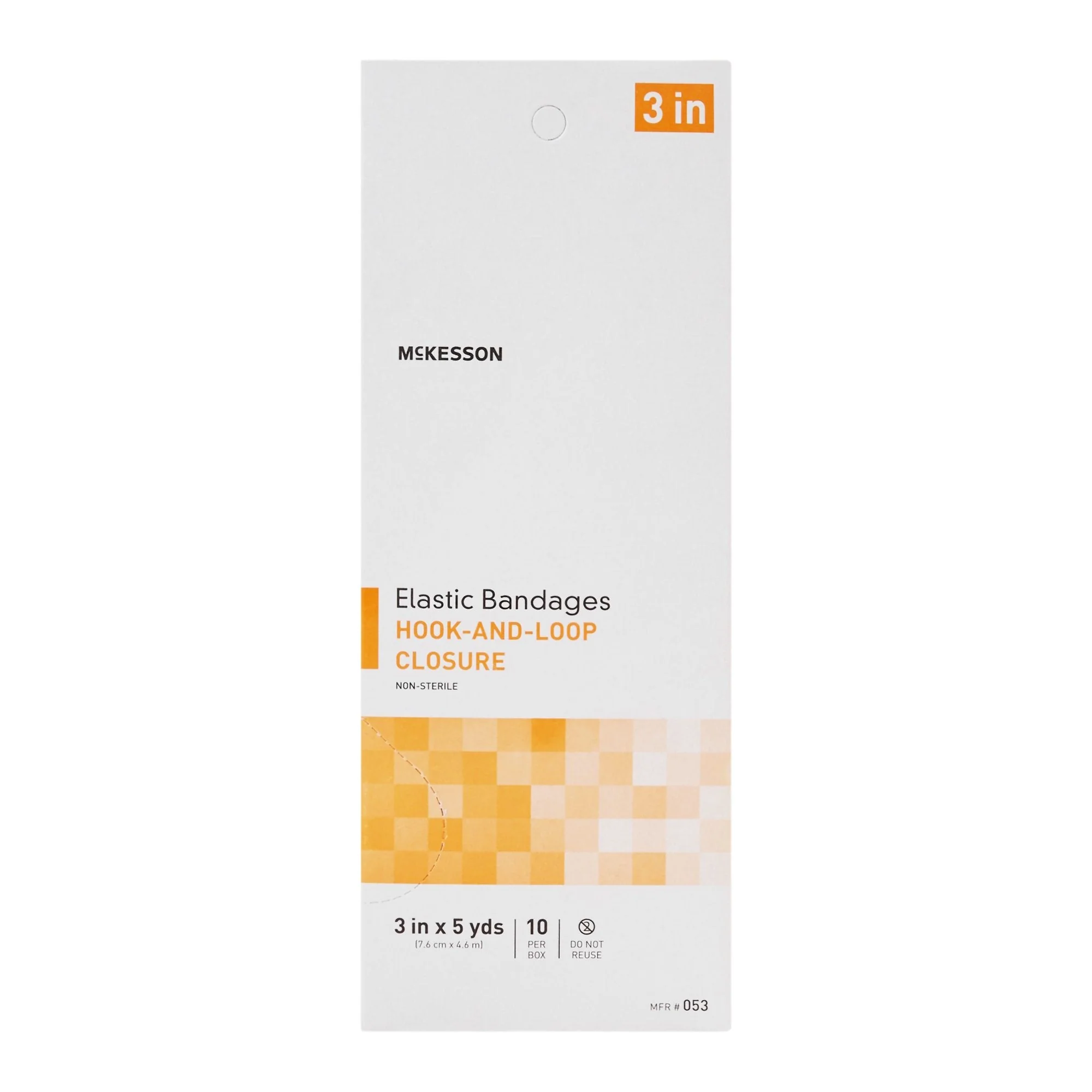 McKesson Brand McKesson hook-and-loop closure Elastic Bandage, 3 Inch x 5 Yard (50/CS) - Image 3