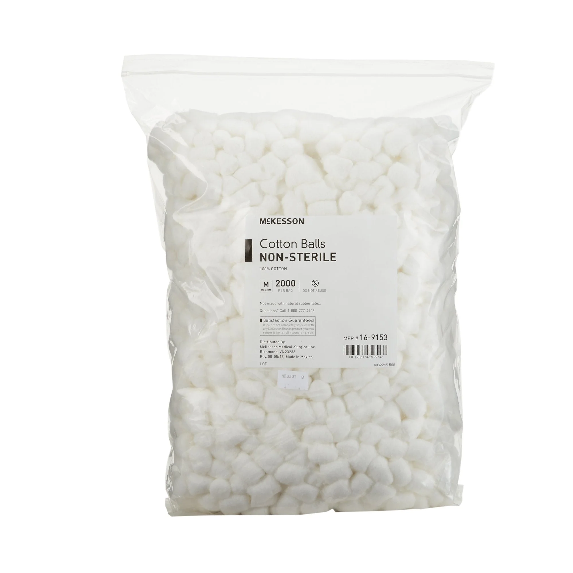 McKesson Brand McKesson Medium Cotton Ball (4000/CS) - Image 3