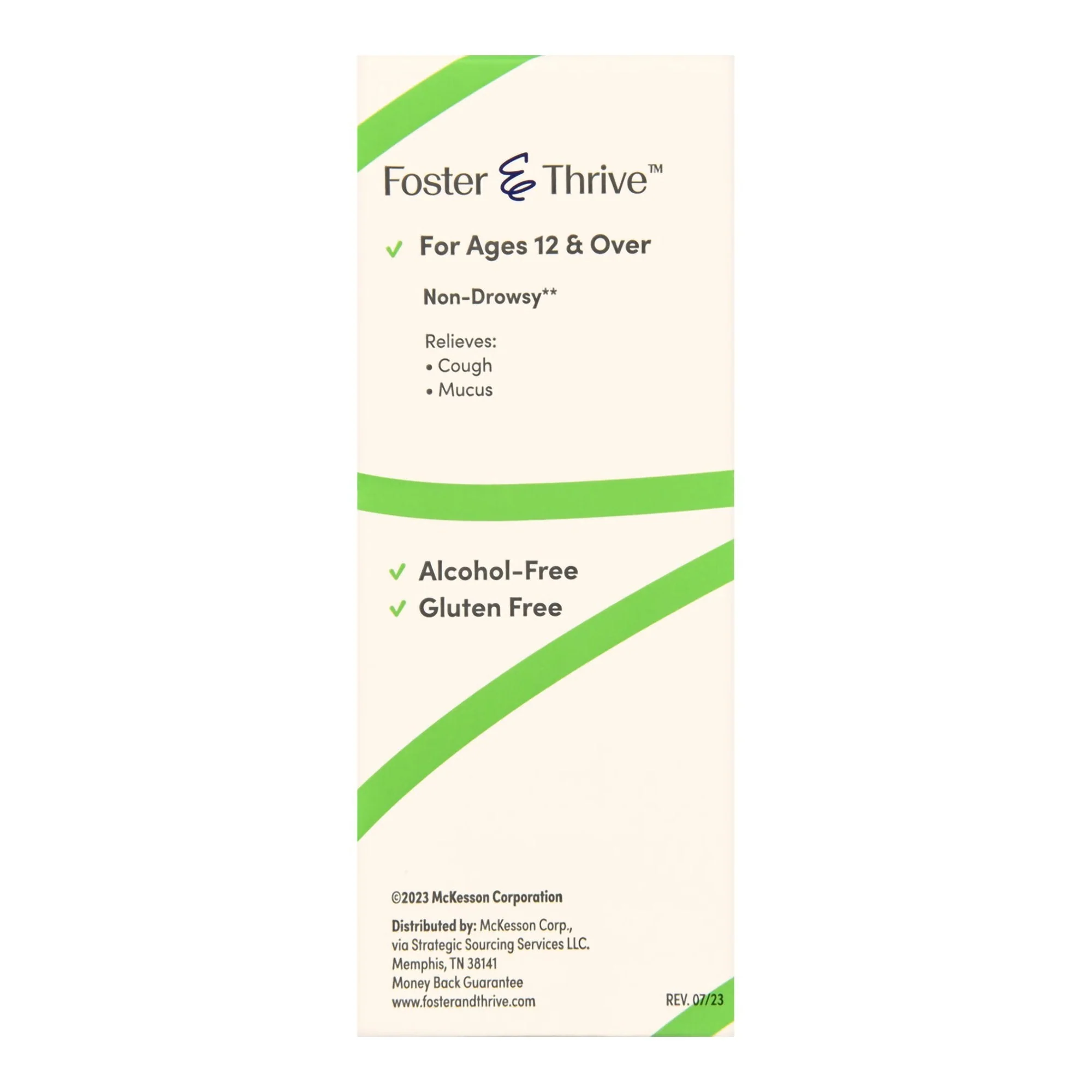 McKesson Brand Foster & Thrive Adult Tussin DM Liquid, Raspberry Flavor - Image 4