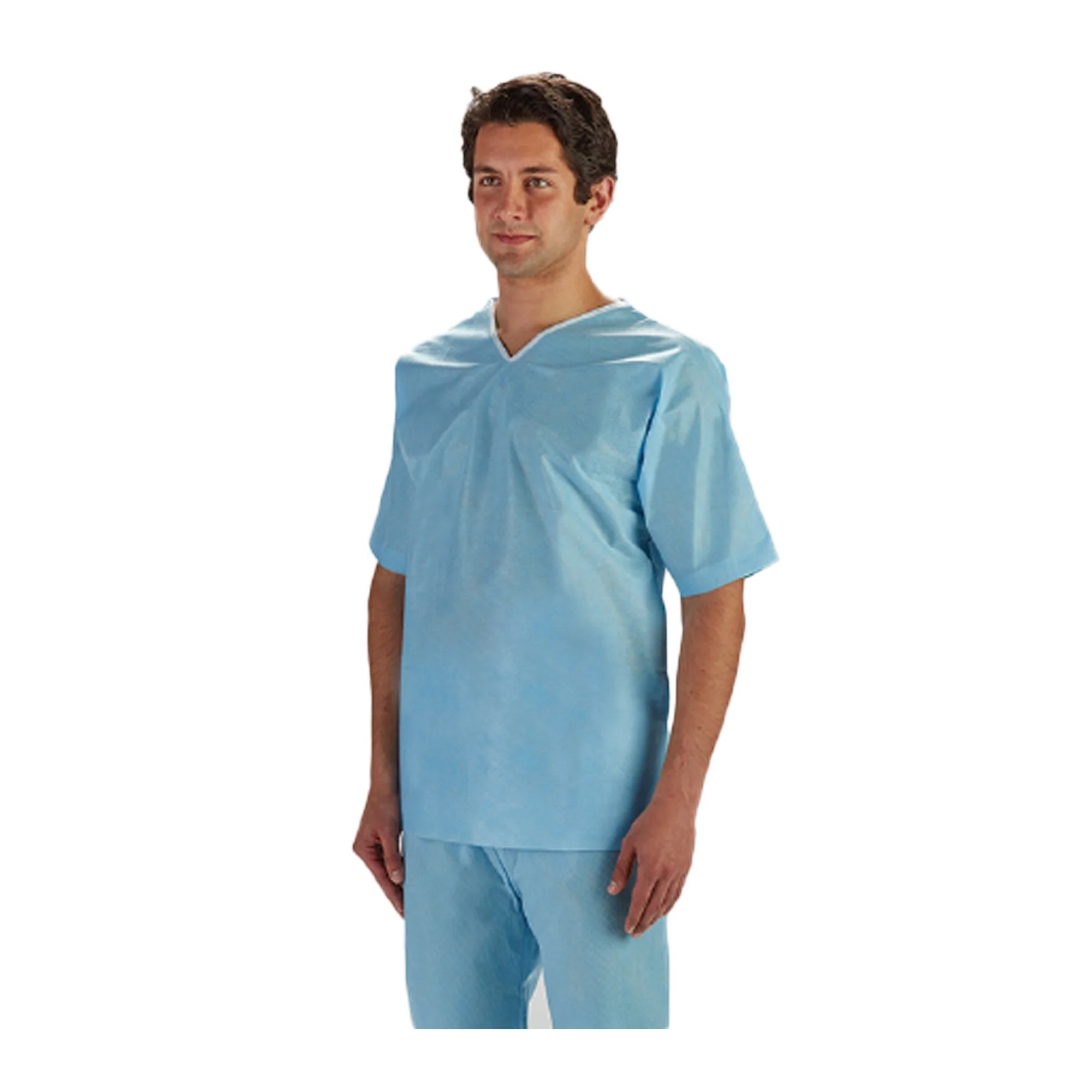 Graham Medical Products Patient Shirt X-Large Blue Without Pockets Short Sleeve Unisex (30/CS)