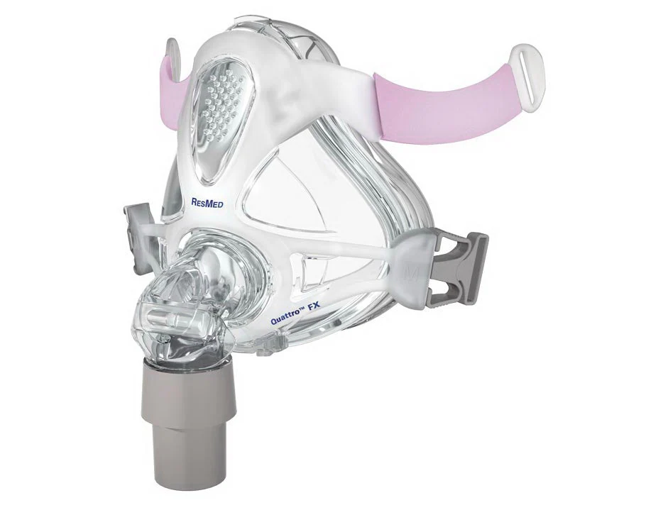 CPAP Mask Kit CPAP Mask Kit Quattro FX for Her Full Face Style Small Cushion Adult