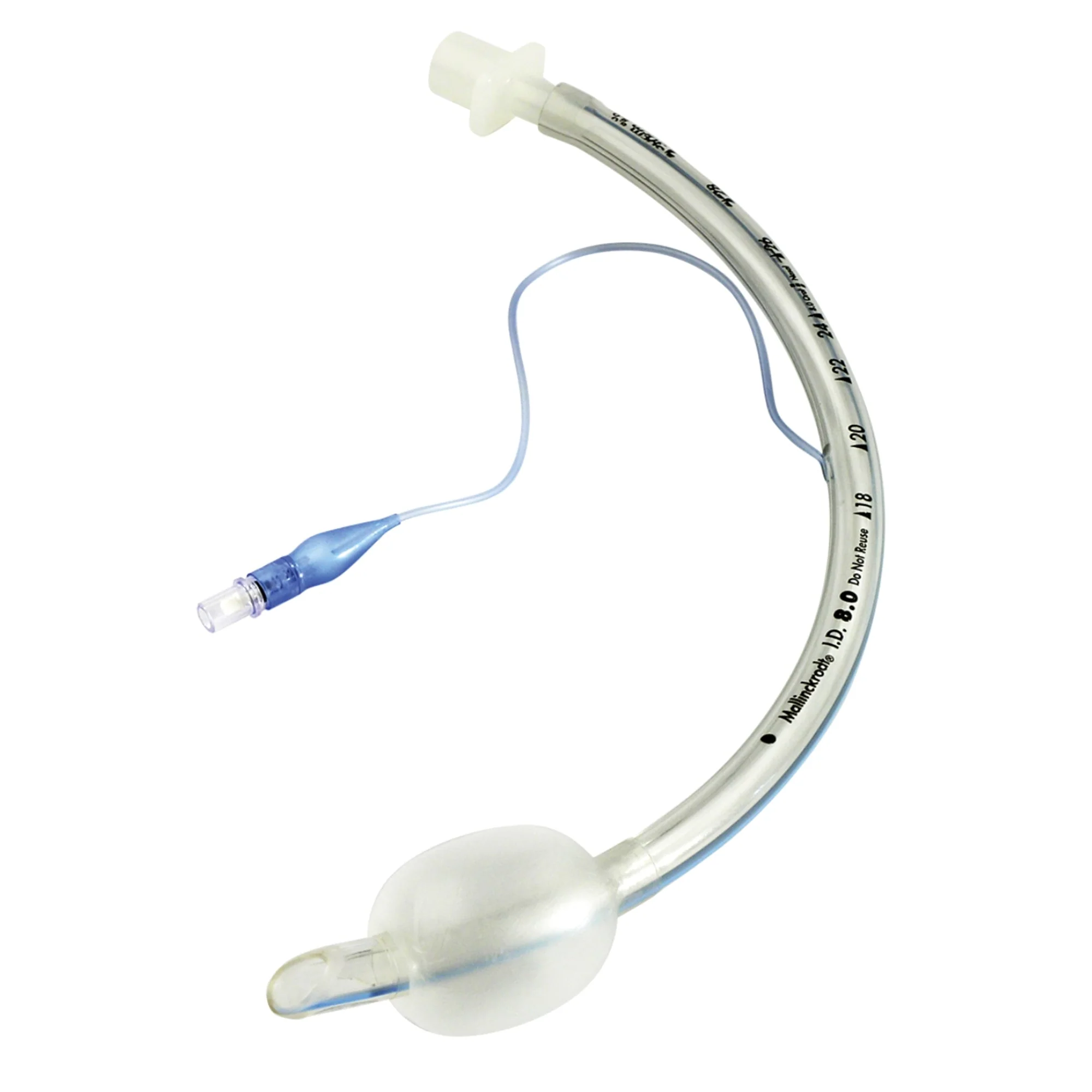 Cuffed Endotracheal Tube Lo-Pro Curved 4.0 mm ID Pediatric Murphy Eye