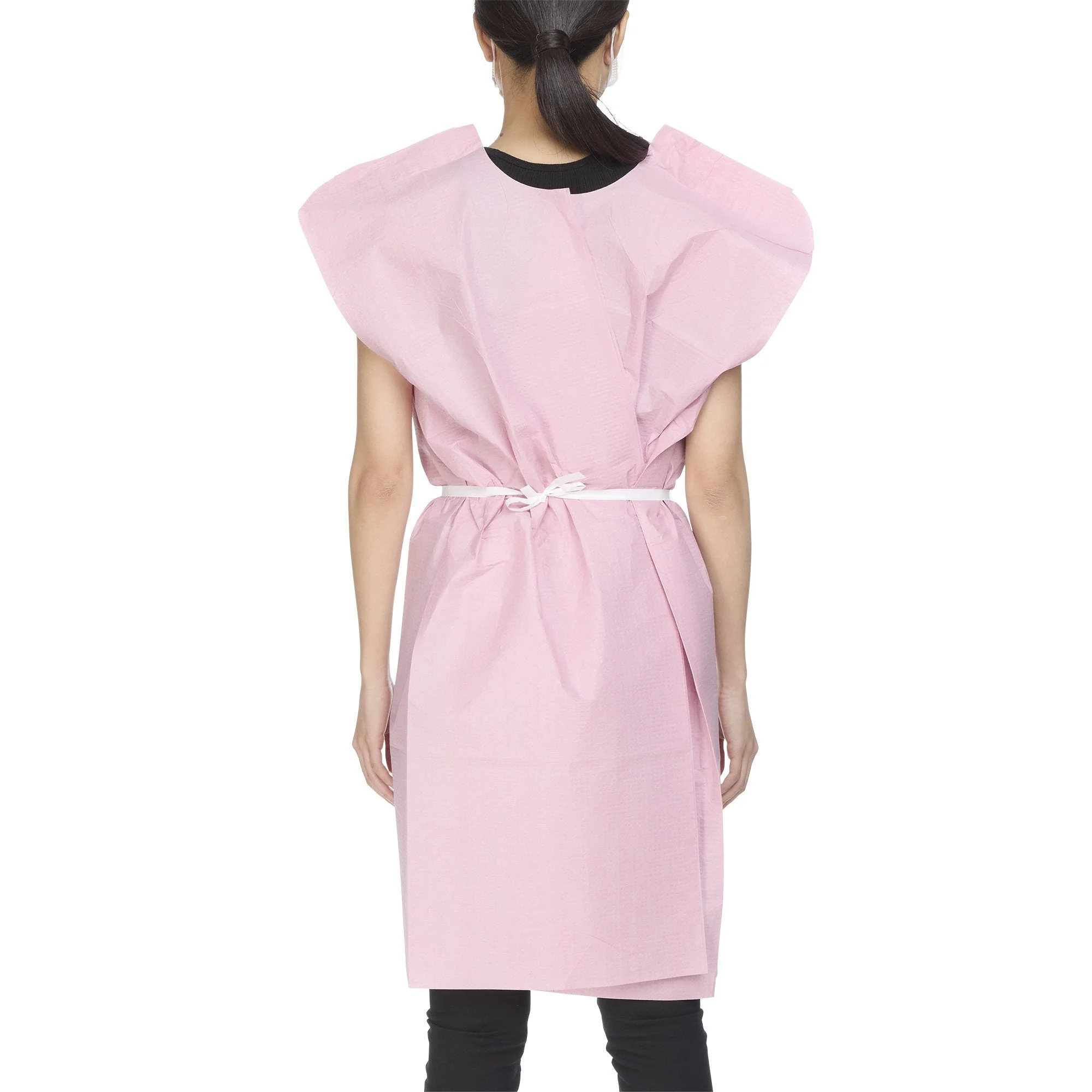 McKesson Brand McKesson Exam Gown, Large, Mauve (50/CS) - Image 2