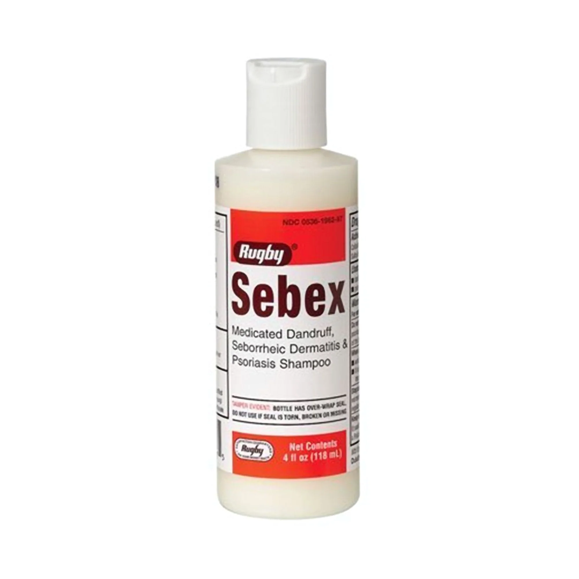 Major Pharmaceuticals Rugby Sebex Medicated Dandruff, Seborrheic Dermatitis & Psoriasis Shampoo, 4 oz