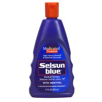 Chattem Selsun Blue Medicated Antidandruff Shampoo, 11 oz. Bottle