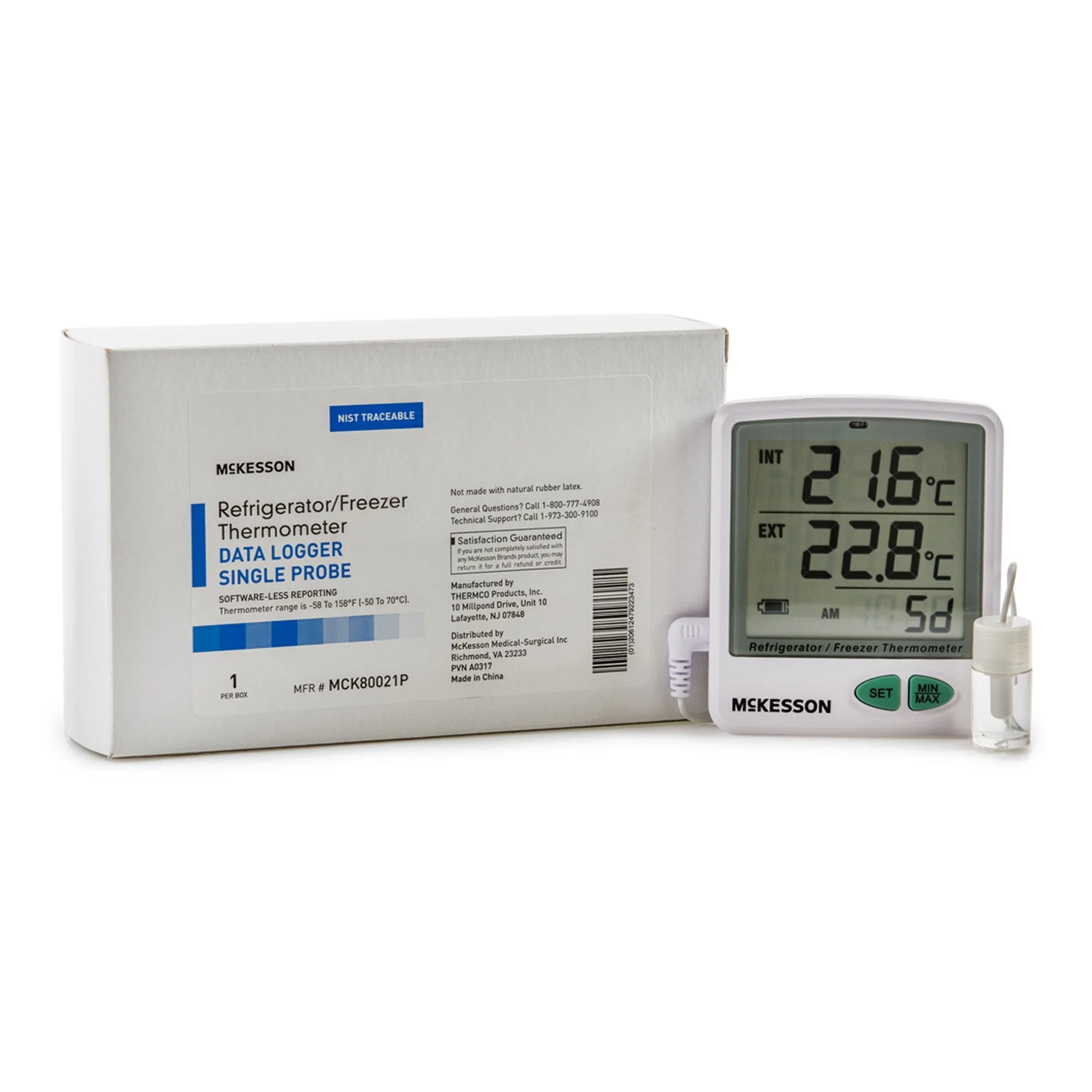 McKesson Brand McKesson Datalogging Refrigerator/Freezer Thermometer, -58° to +158° F