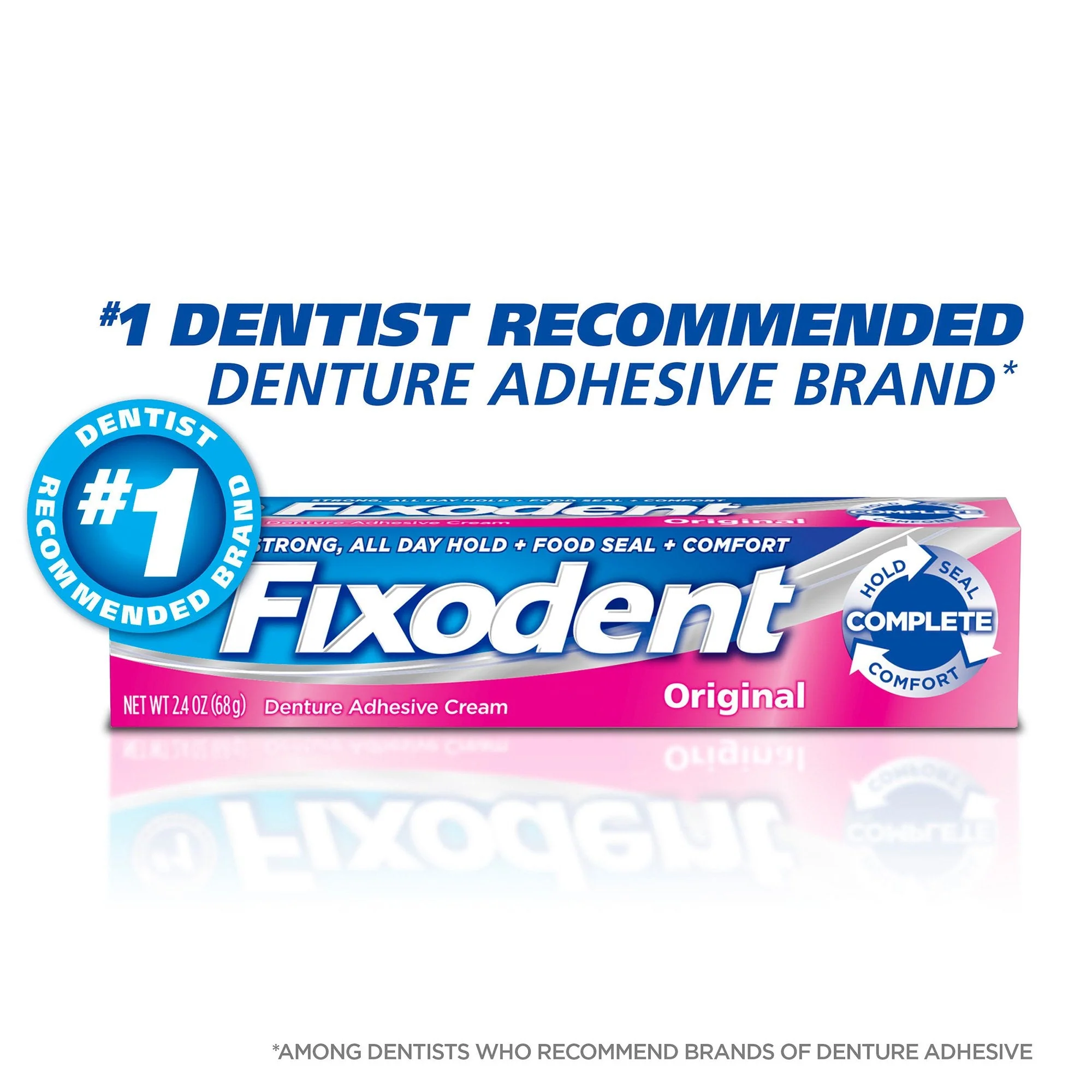 Procter & Gamble Fixodent Original Denture Adhesive Cream, 1.4 oz (24/CS) - Image 3