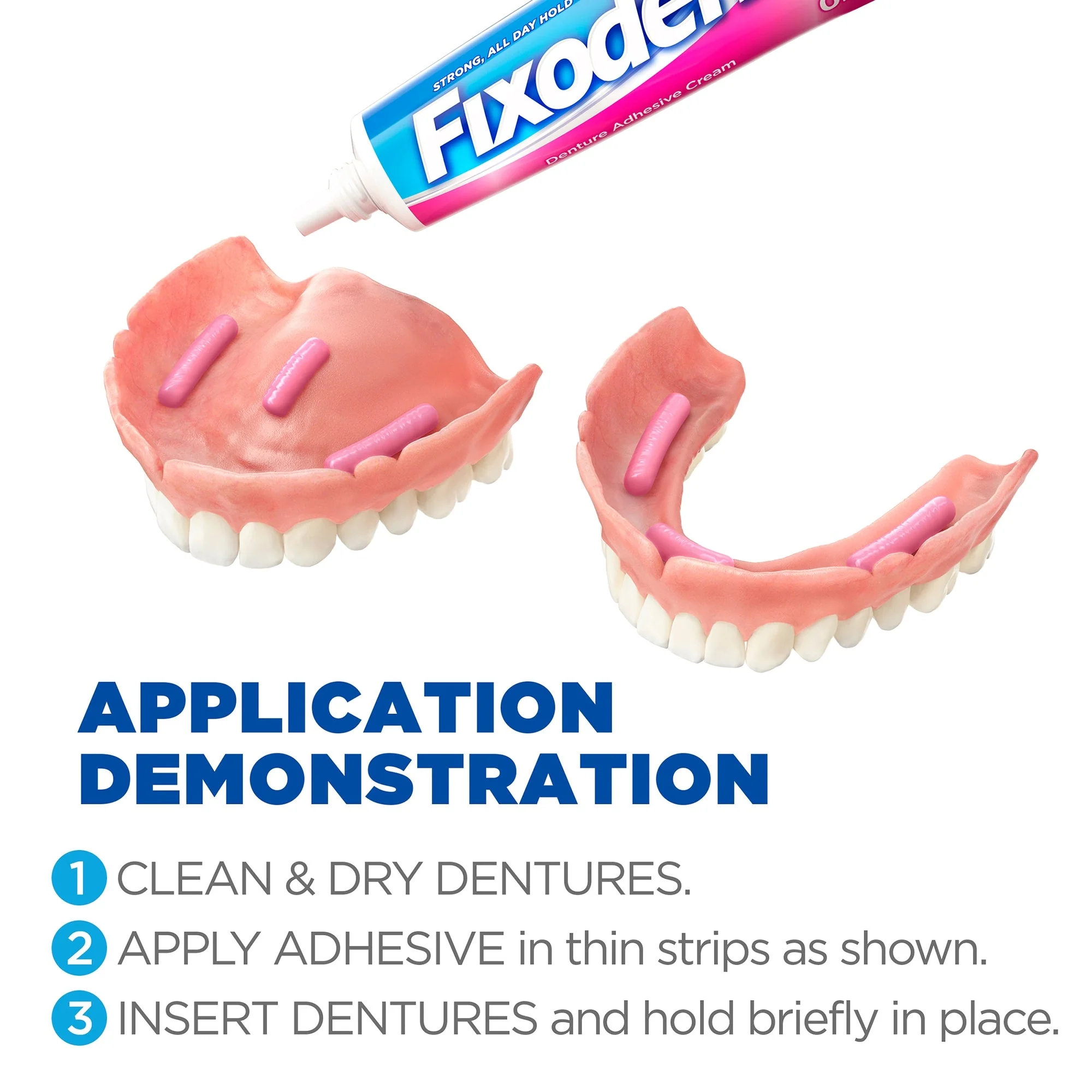 Procter & Gamble Fixodent Original Denture Adhesive Cream, 1.4 oz (24/CS) - Image 5