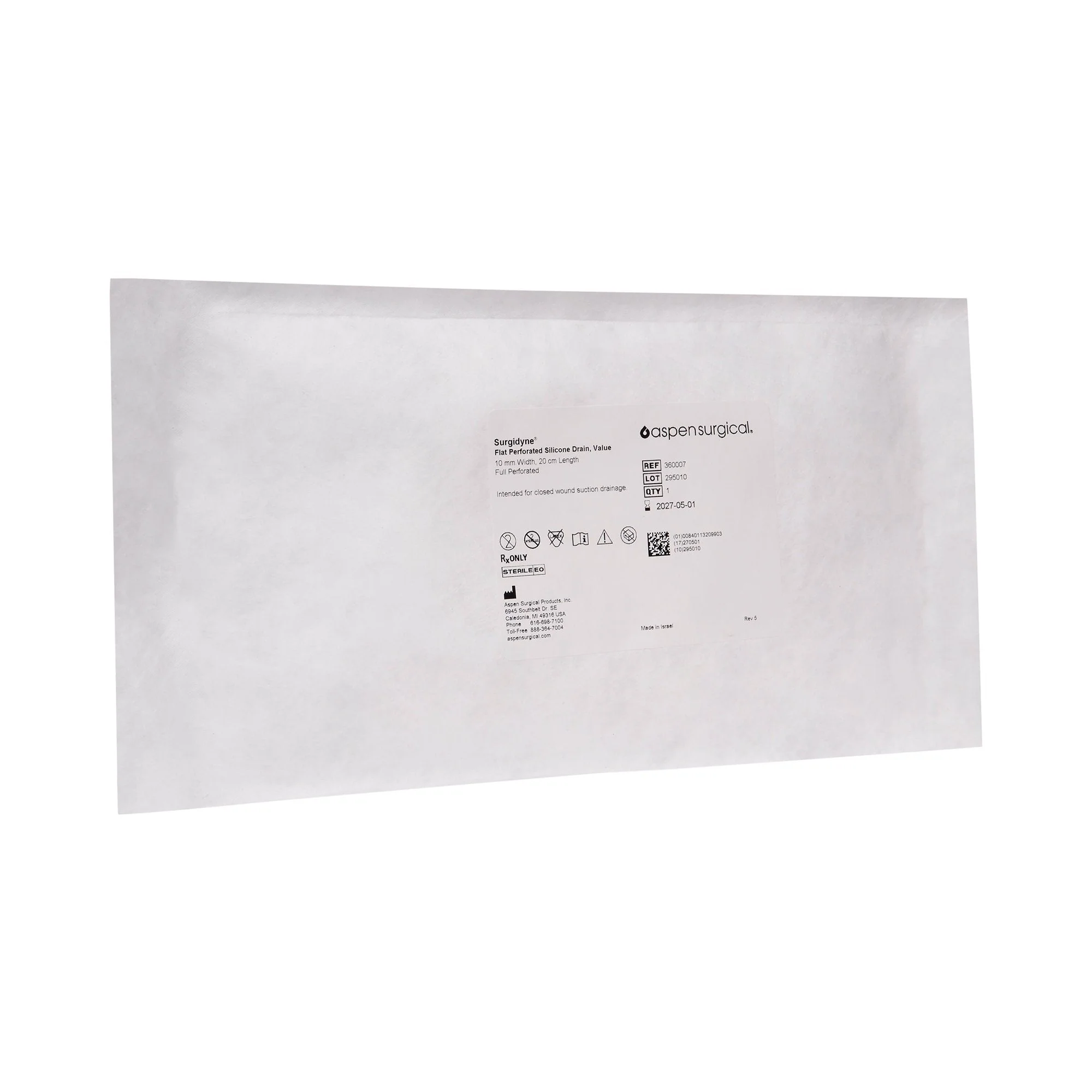 McKesson Brand McKesson Wound Drain Tube, 10 Fr., 20-centimeter Length (10/CS) - Image 3