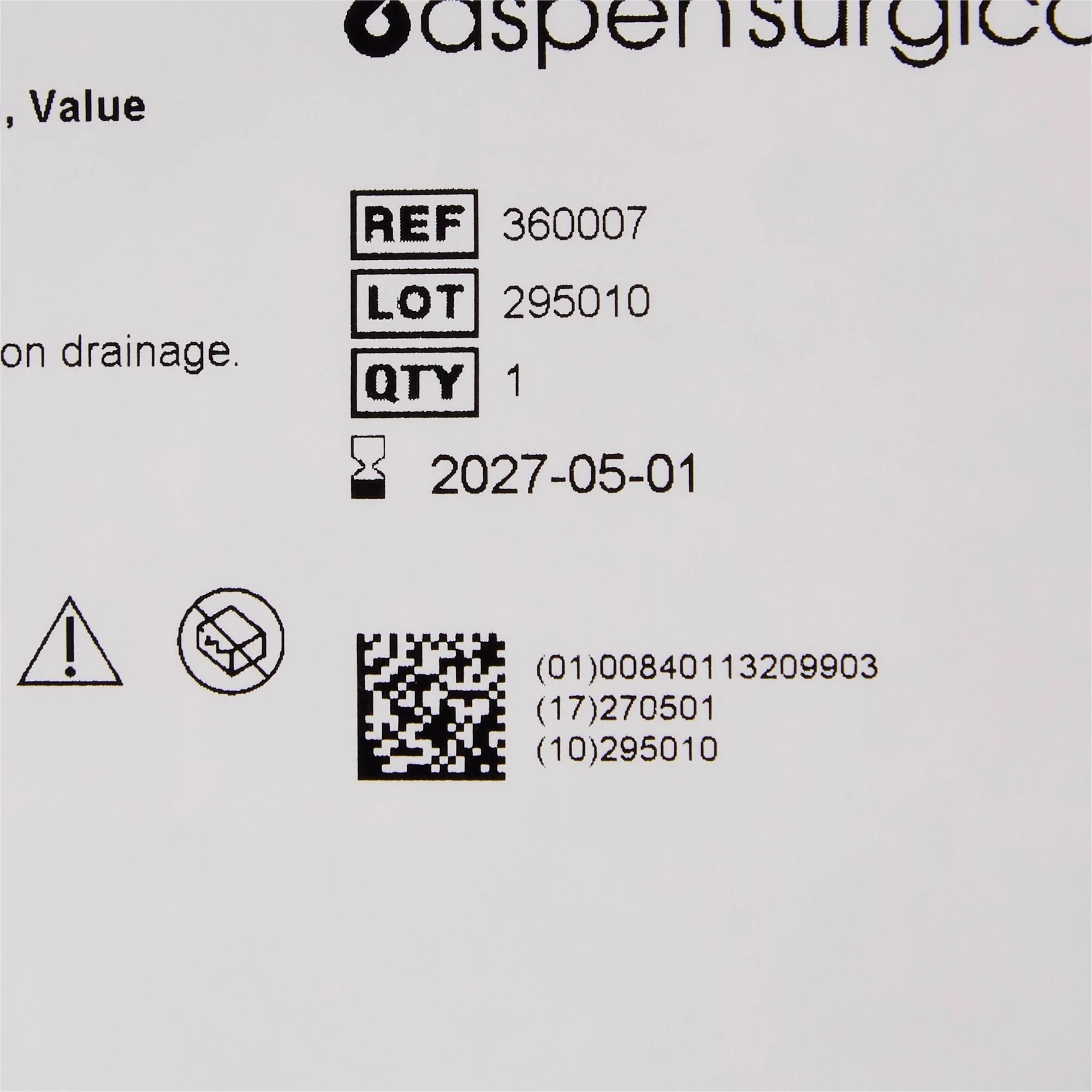 McKesson Brand McKesson Wound Drain Tube, 10 Fr., 20-centimeter Length (10/CS) - Image 4