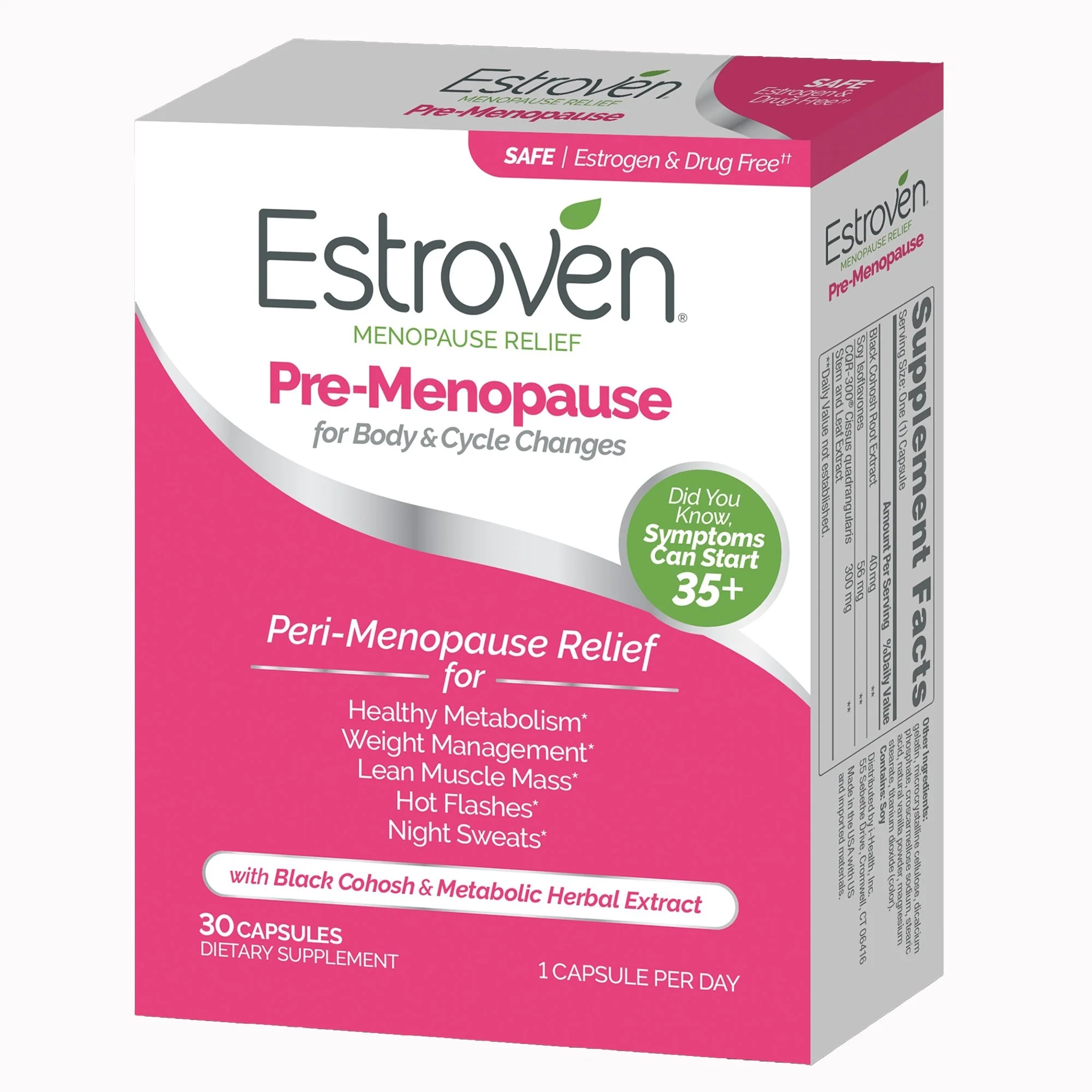 i-Health Inc Estroven Menopause Relief Pre-Menopause (12/CS) - Image 2