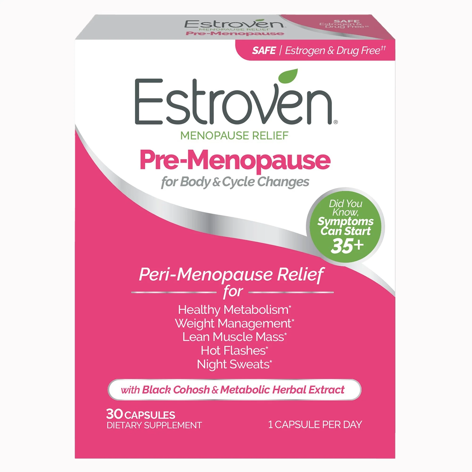 i-Health Inc Estroven Menopause Relief Pre-Menopause (12/CS) - Image 3