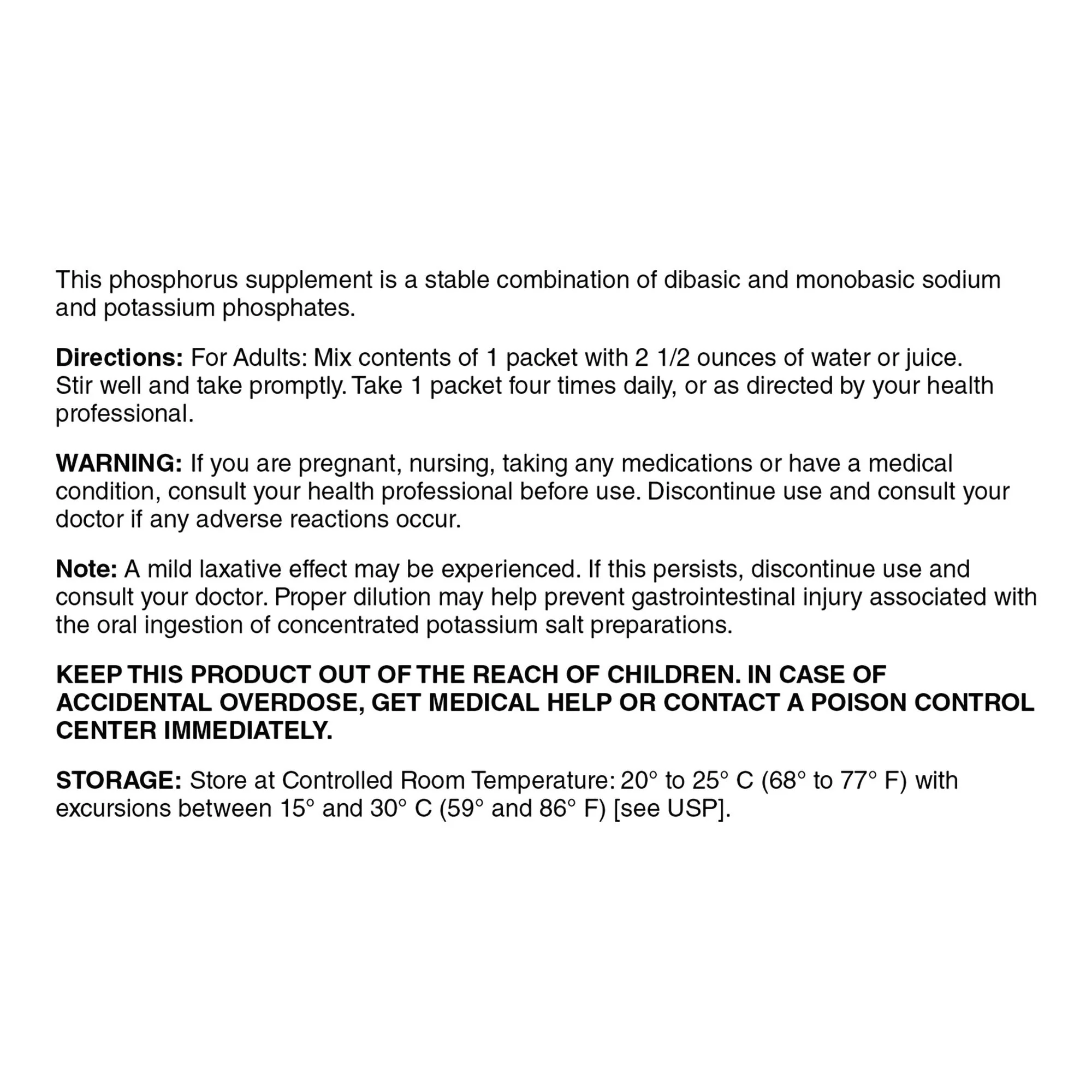 Geri-Care Geri-Care Phosphorus Supplement Powder with Electrolytes, Strawberry Flavor (2400/CS) - Image 5