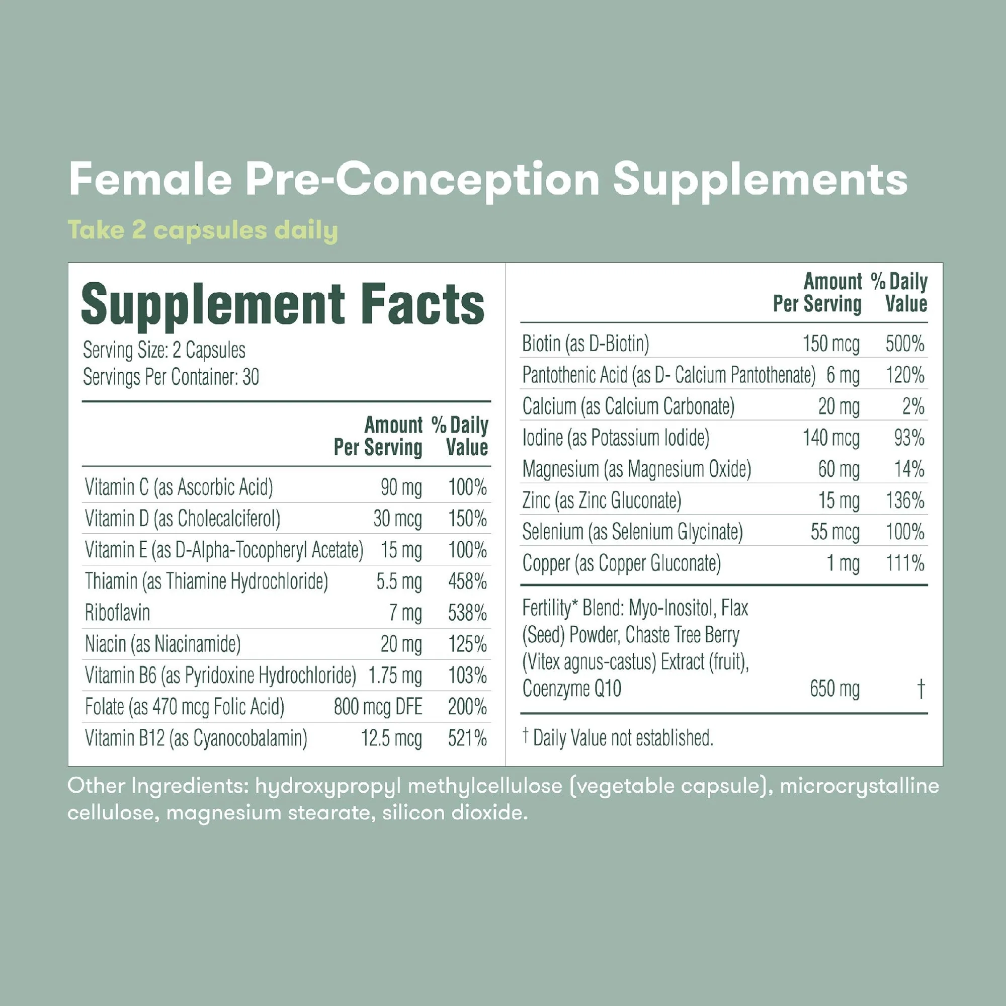 Fridababy LLC Frida Fertility Pre-Conception Supplement Set (12/CS) - Image 3