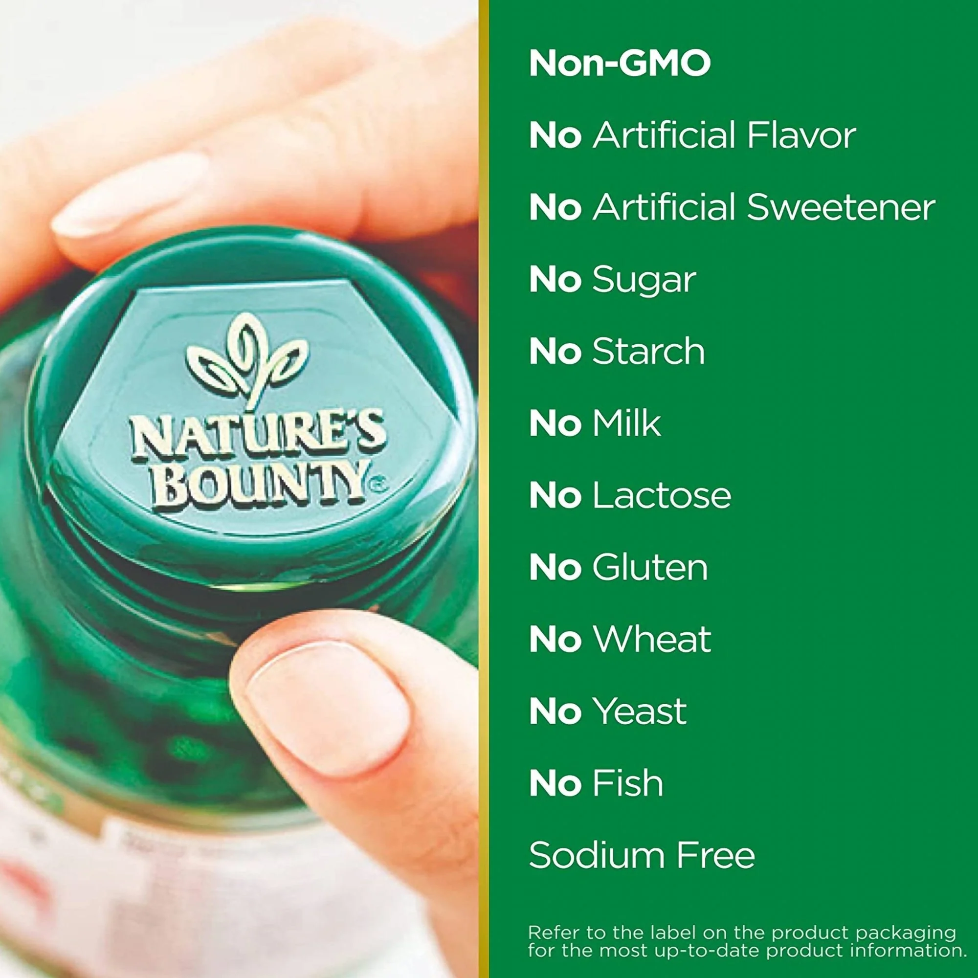 US Nutrition Nature's Bounty Magnesium 400 mg Mineral Supplement Rapid Release Softgels - Image 3