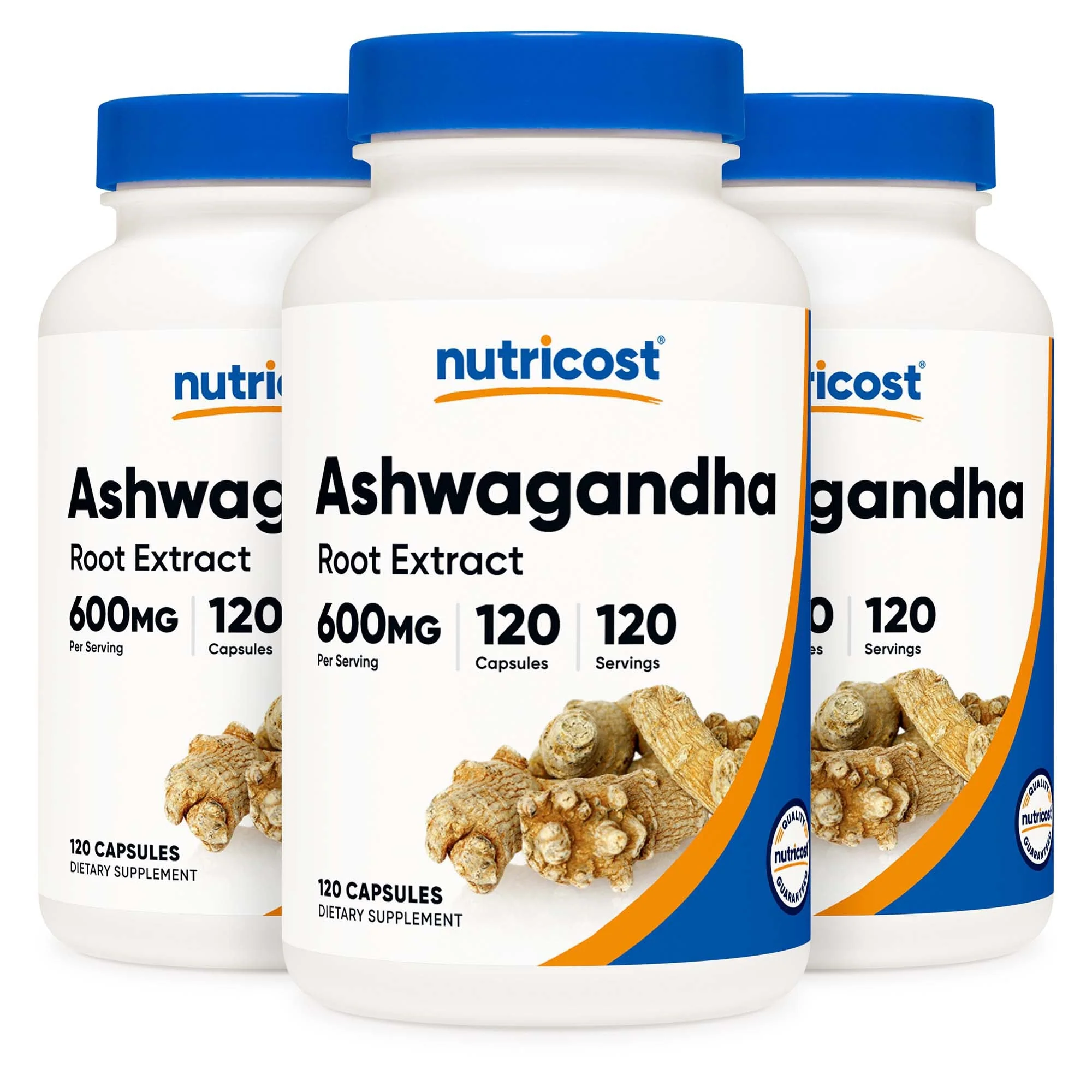 Nutricost Dietary Supplement nutricost Ashwagandha Root 600 mg Strength Capsule 120 Per Bottle (12/CS) - Image 2