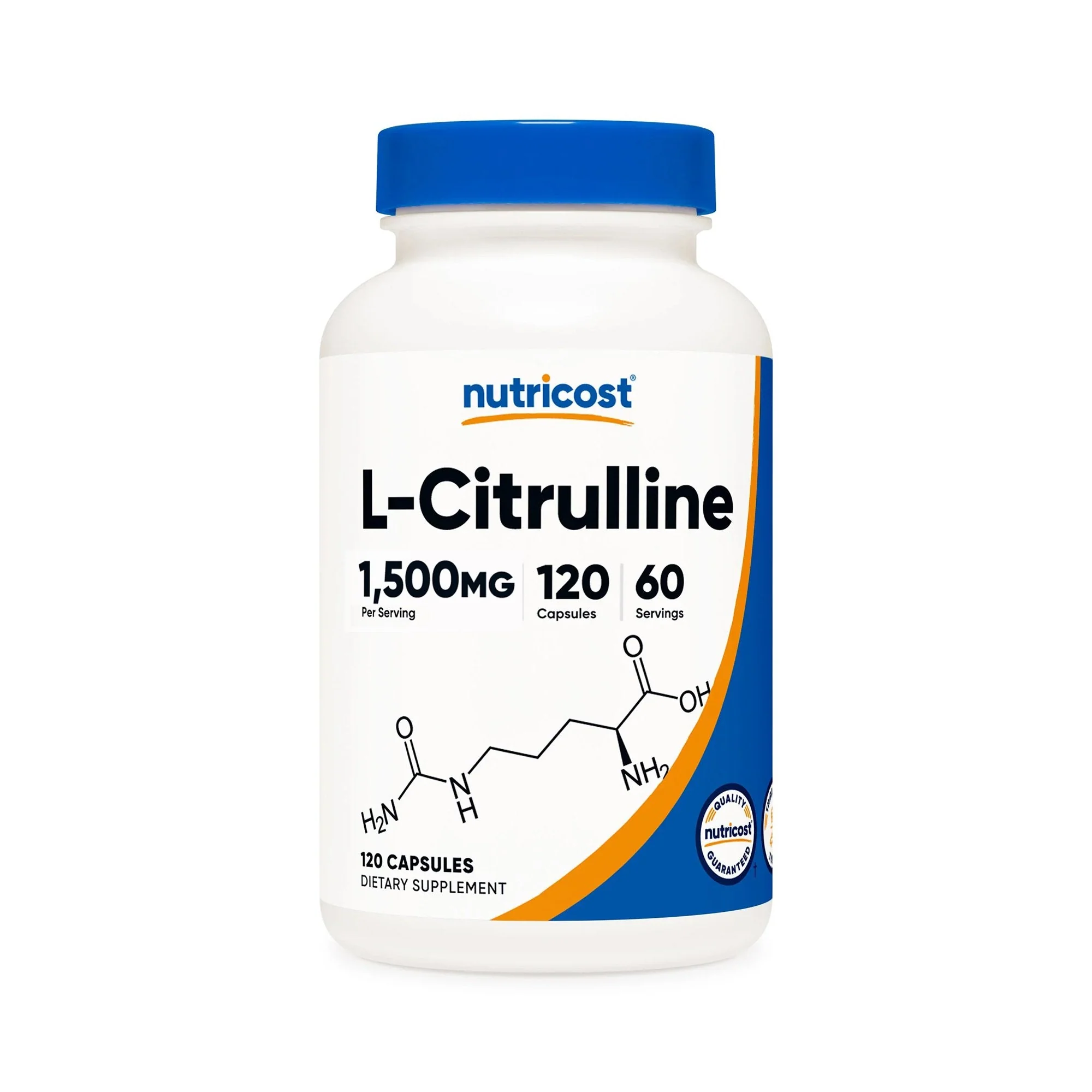 Nutricost nutricost 1500-mg L-Citrulline Capsules (12/CS)