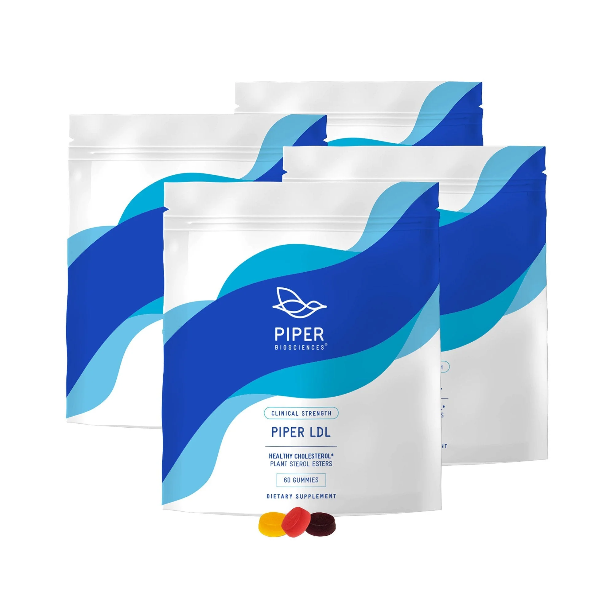 Piper Biosciences Inc Piper Biosciences Clinical Strength LDL Healthy Cholesterol Gummies (32/CS)