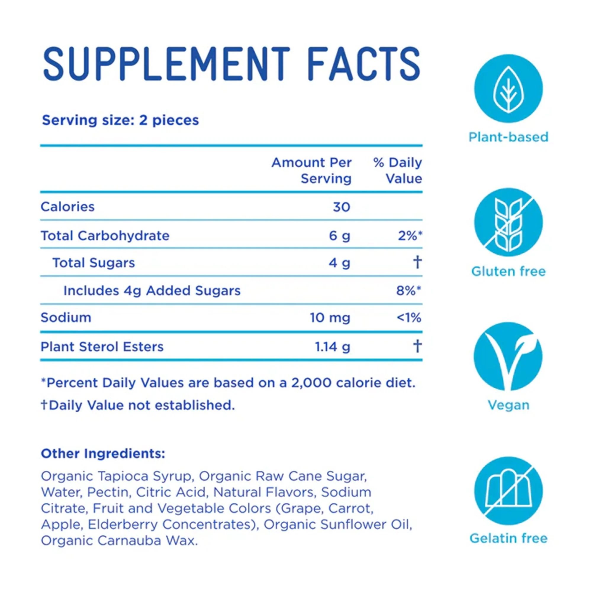 Piper Biosciences Inc Piper Biosciences Clinical Strength LDL Healthy Cholesterol Gummies (32/CS) - Image 2