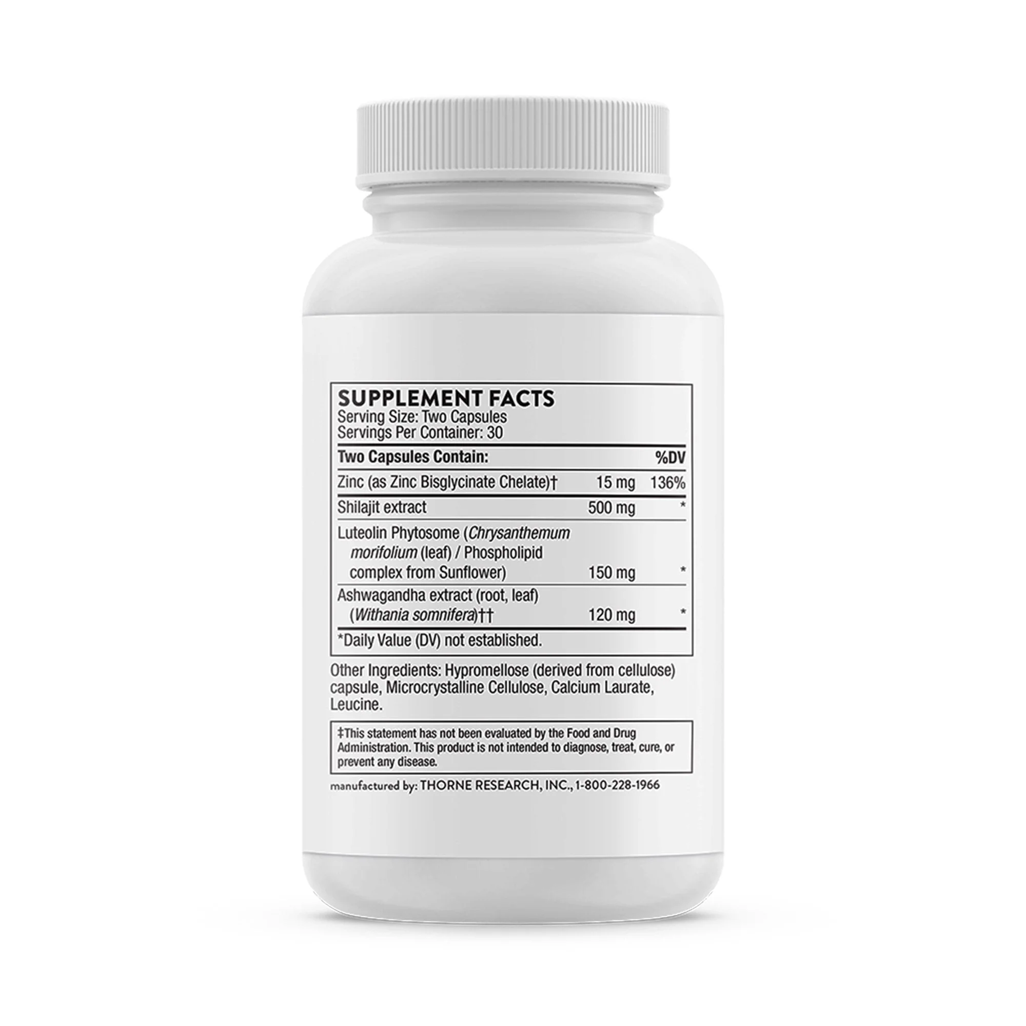 Thorne Research Inc Thorne Advanced Testosterone Support - Image 2
