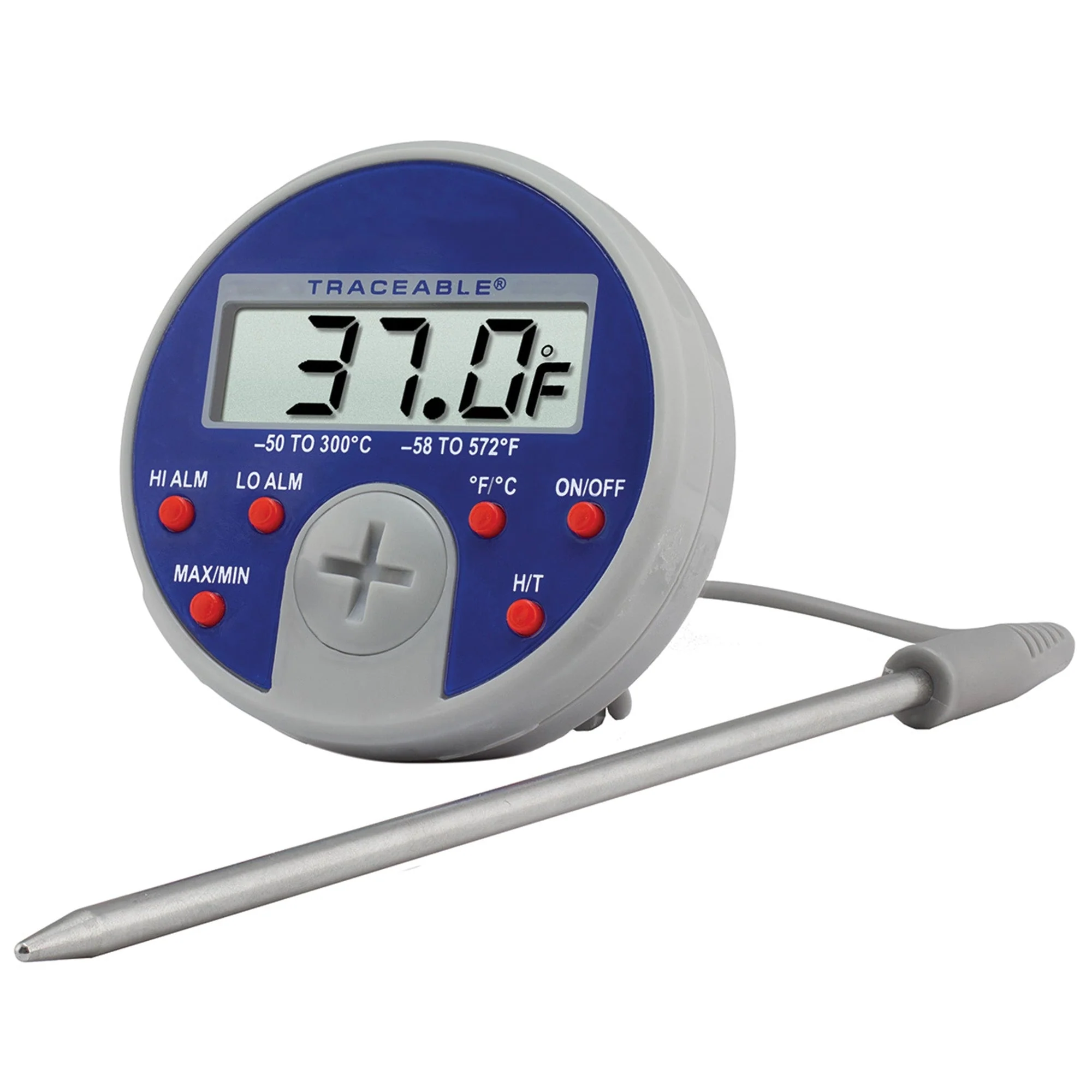 Cole-Parmer/Antylia Scientific Traceable Full-Scale Plus Laboratory Thermometer with Alarm