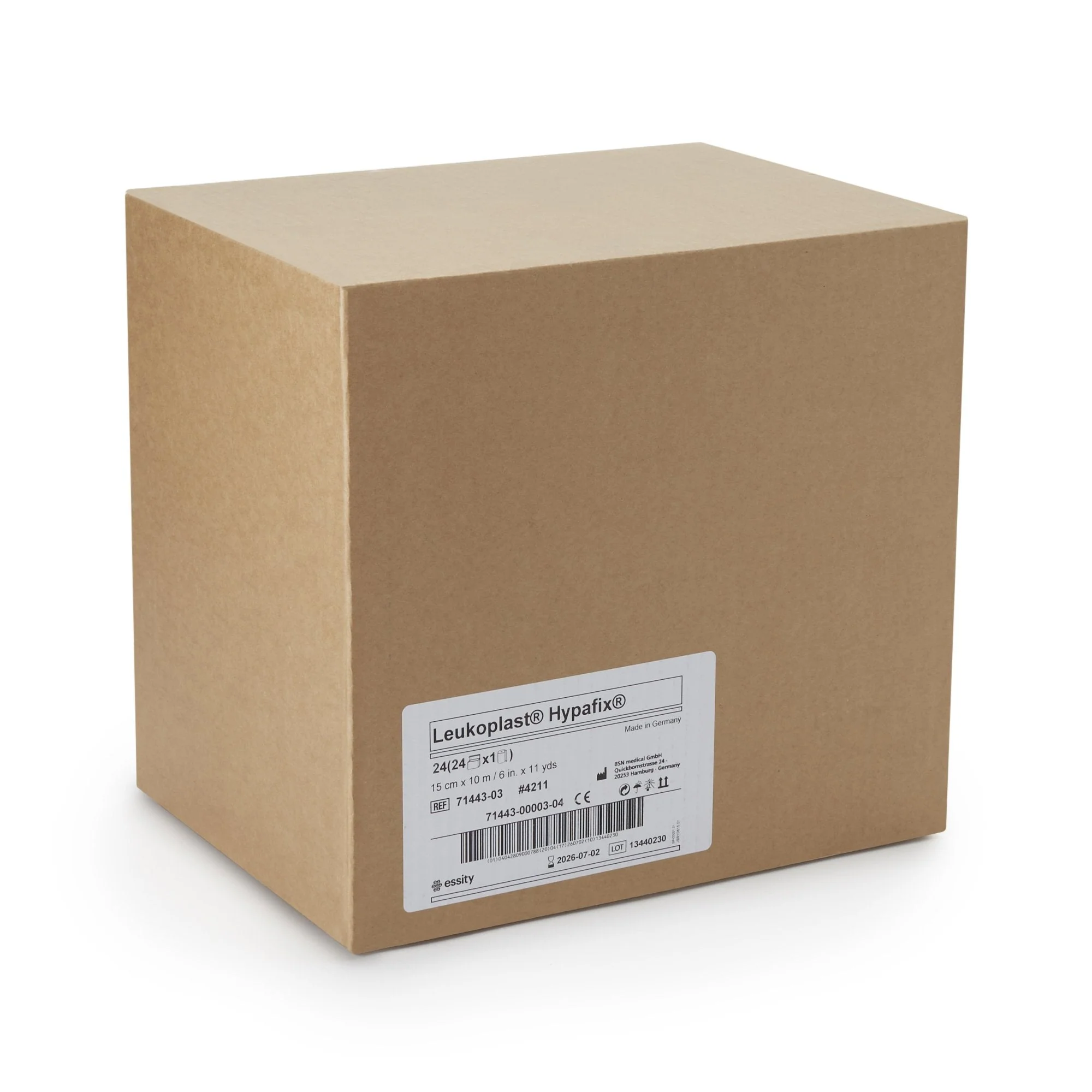 BSN Medical Hypafix Nonwoven Dressing Retention Tape, 6 Inch x 10 Yard, White (24/CS) - Image 4