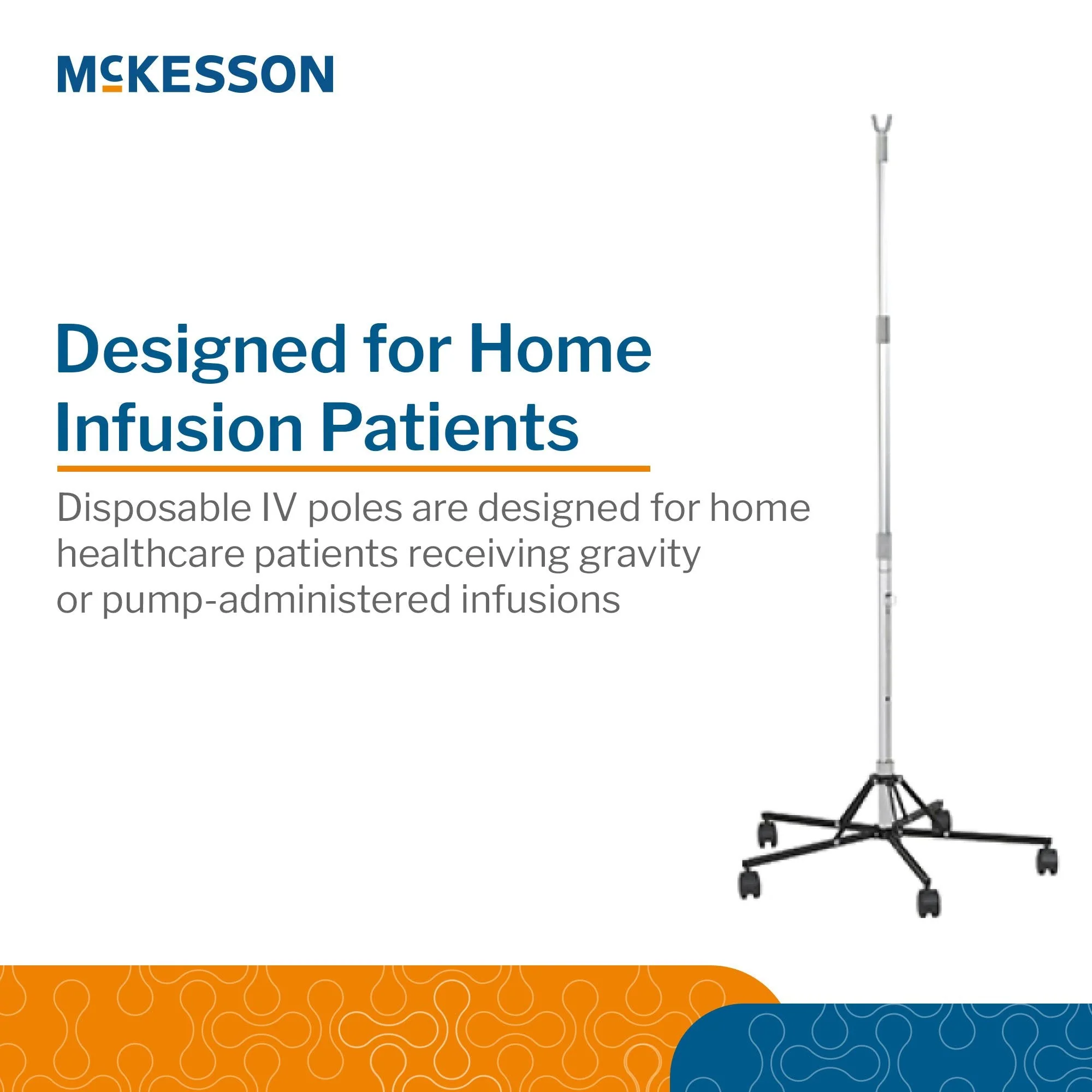 McKesson Brand McKesson Disposable IV Stand (6/CS) - Image 4