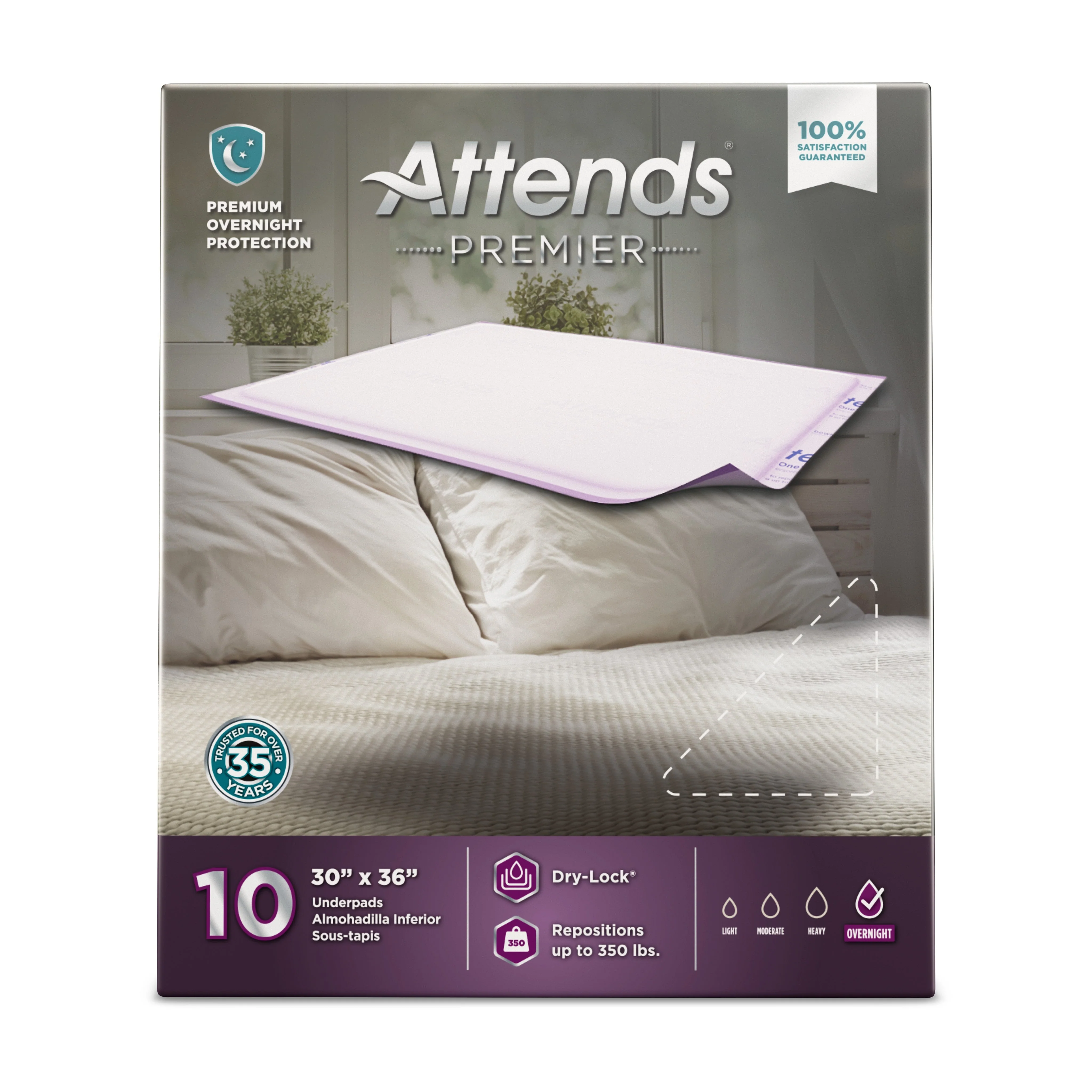 Attends Healthcare Products Attends Premier Underpad, 30 x 36 Inches (60/CS) - Image 2