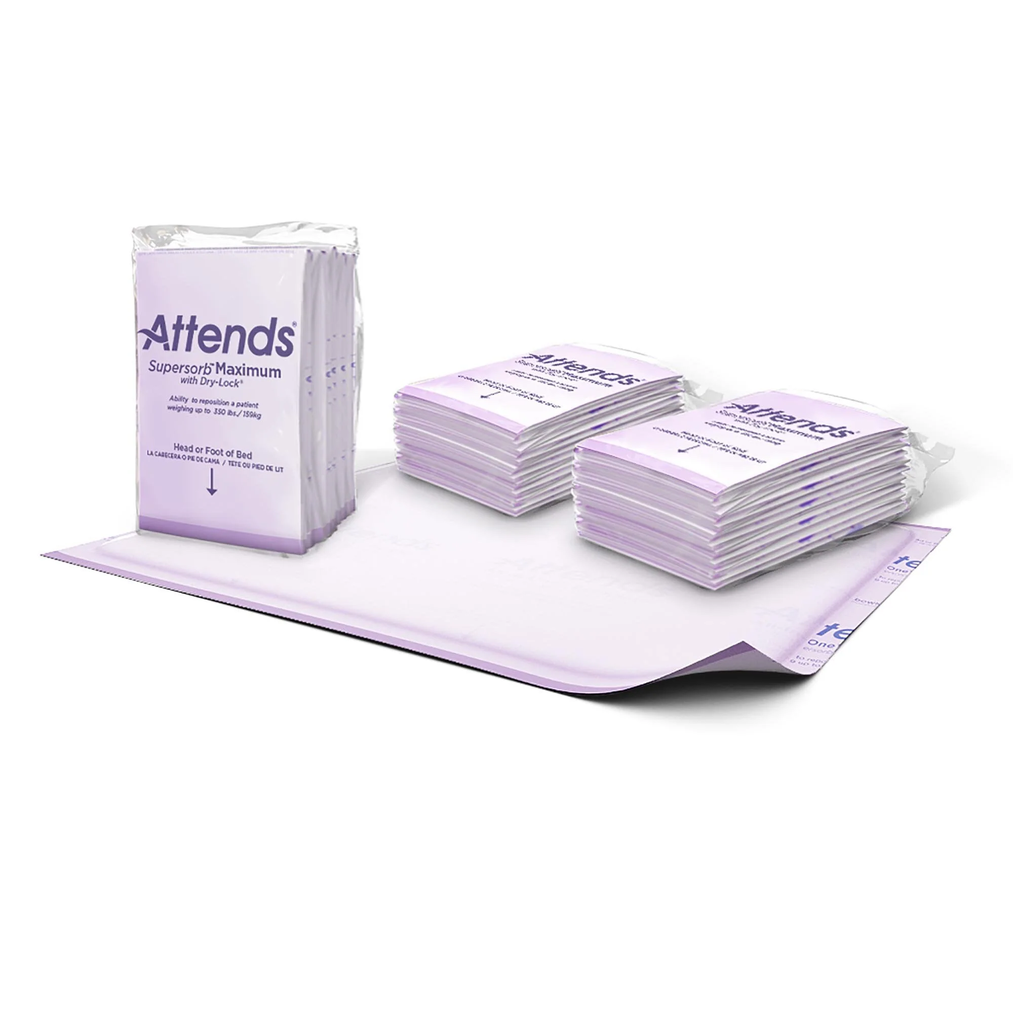 Attends Healthcare Products Attends Supersorb Maximum Premium Underpads, 30 x 36 Inches (60/CS)