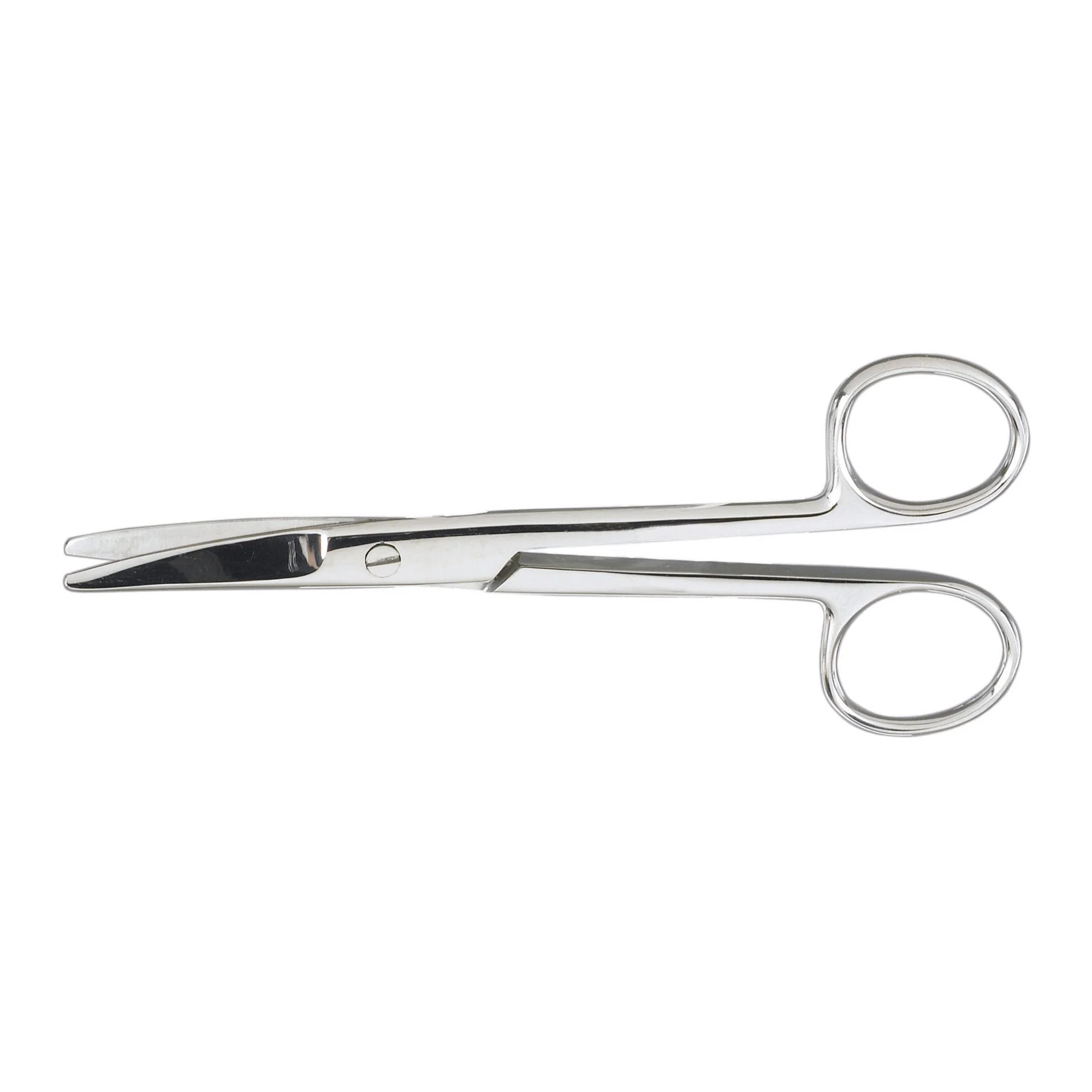 Dissecting Scissors McKesson Metzenbaum 5-1/2 Inch Length Office Grade Stainless Steel Finger Ring Handle Curved Blunt Tip / Blunt Tip
