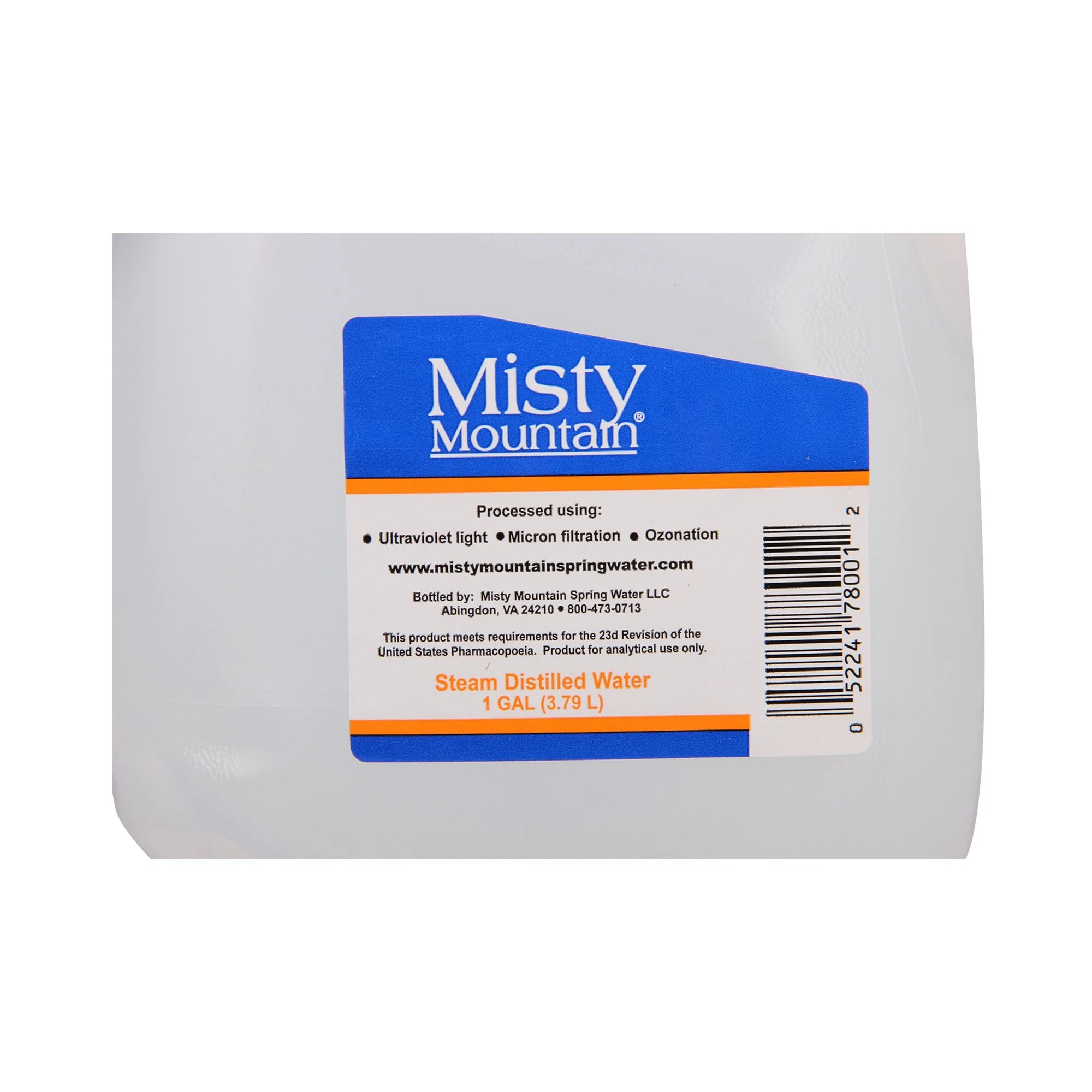 Misty Mountain Water Misty Mountain Distilled Water, 1-gallon jug - Image 2