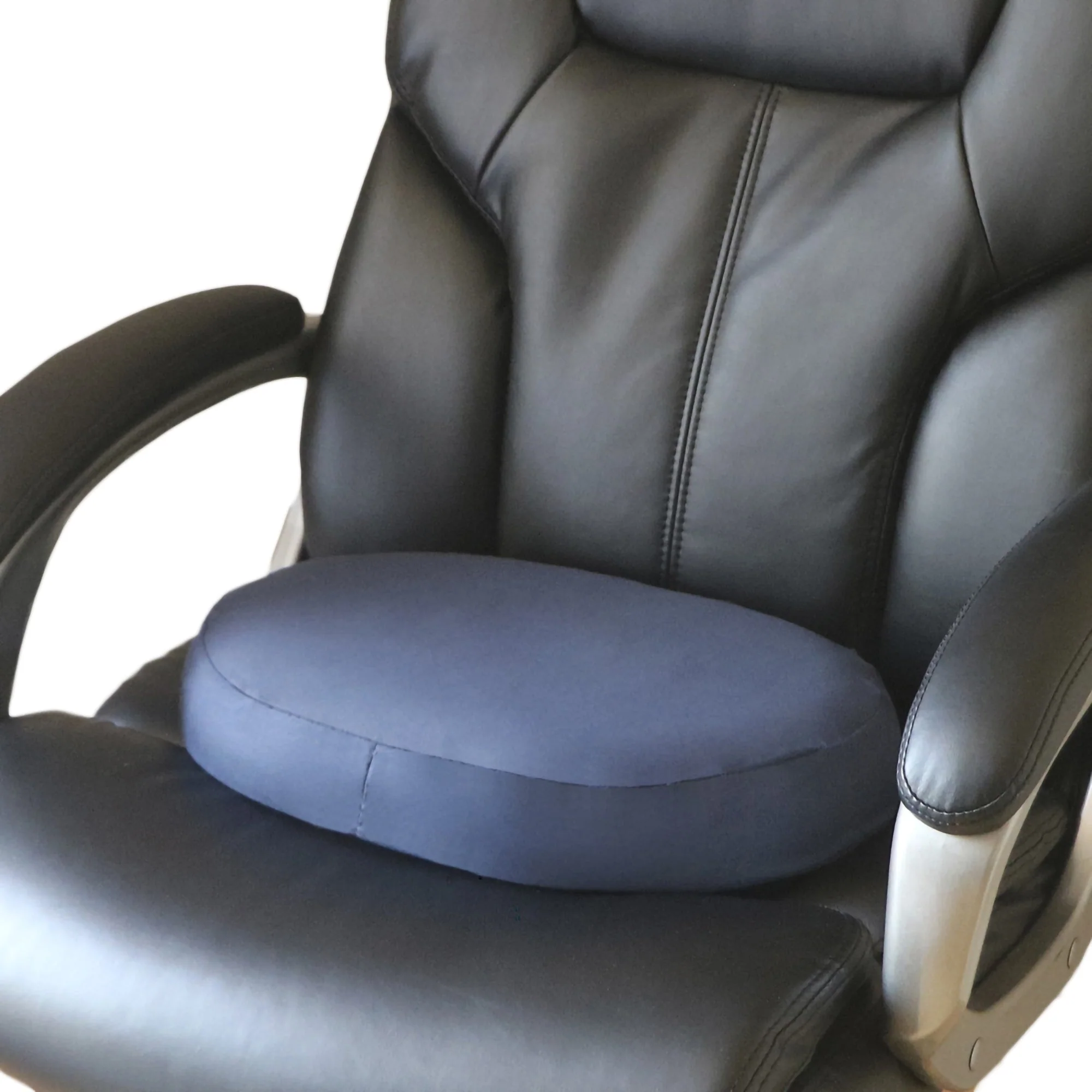 Mabis Healthcare Mabis Healthcare Molded Foam Doughnut Seat Cushion, 16 Inch, Dark Blue - Image 2