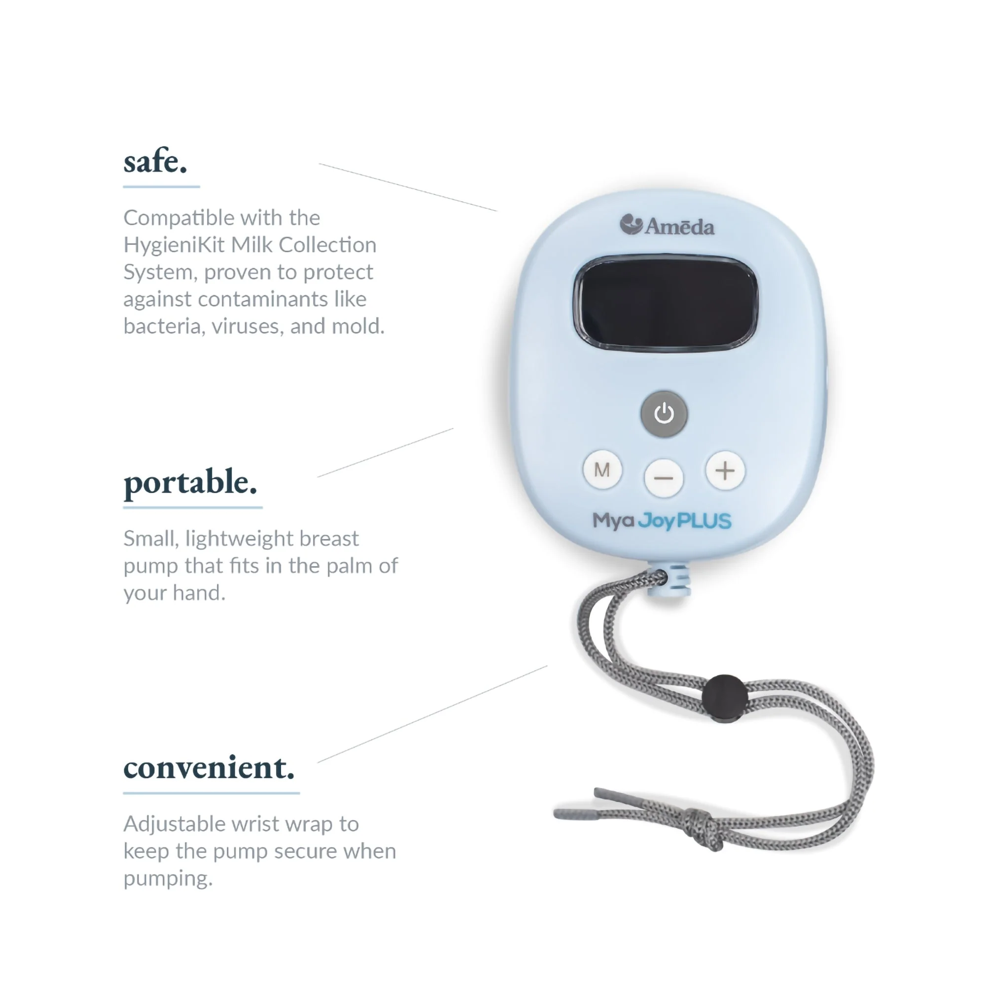 Ameda Inc Double Electric Breast Pump Kit Ameda Mya Joy Plus - Image 3